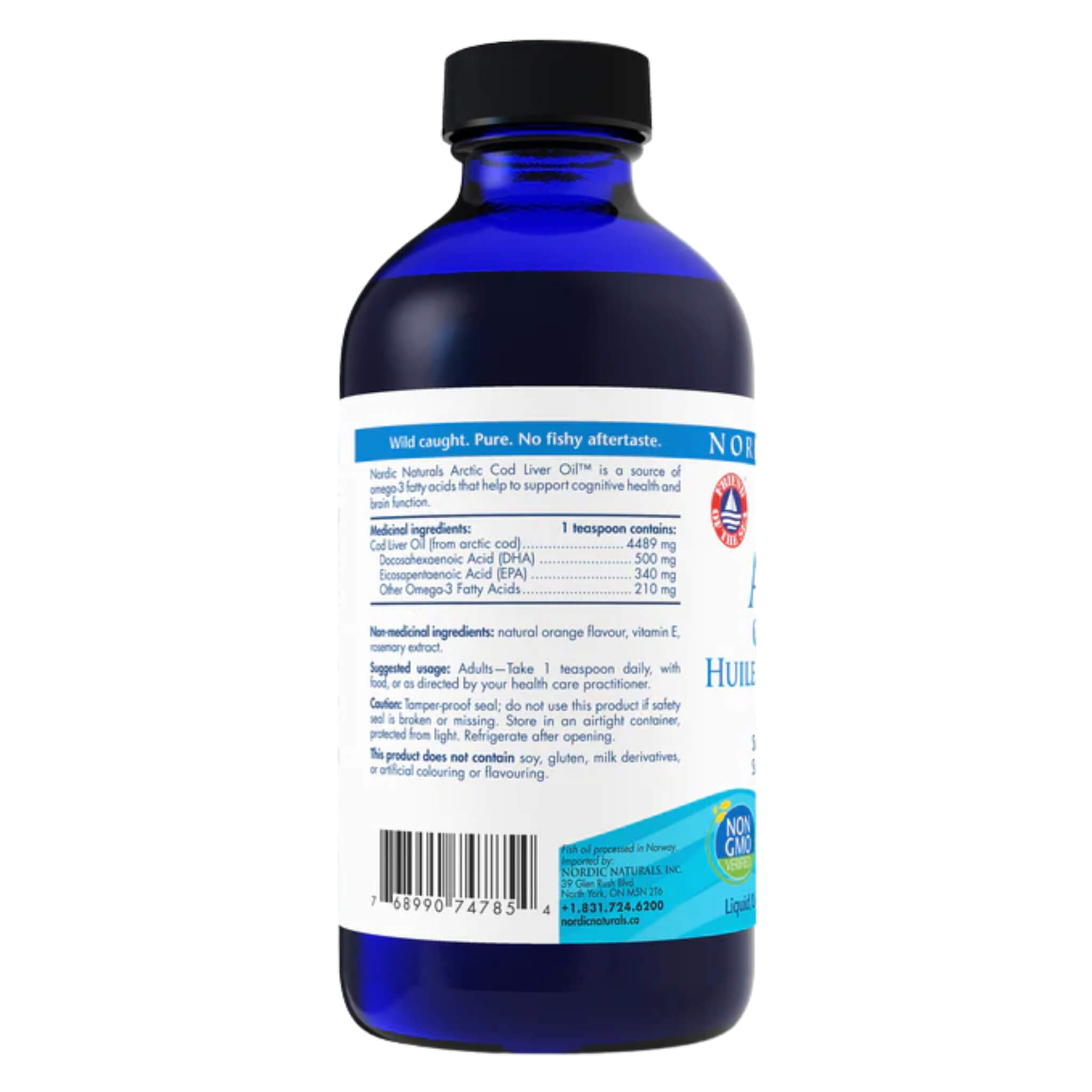Premium Arctic Cod Liver Oil Softgels - Orange Flavor | Omega-3 EPA & DHA Supplement for Heart, Brain & Joint Health | Supports Immunity & Energy Boost | Great for Adults & Kids Daily Wellness Routine