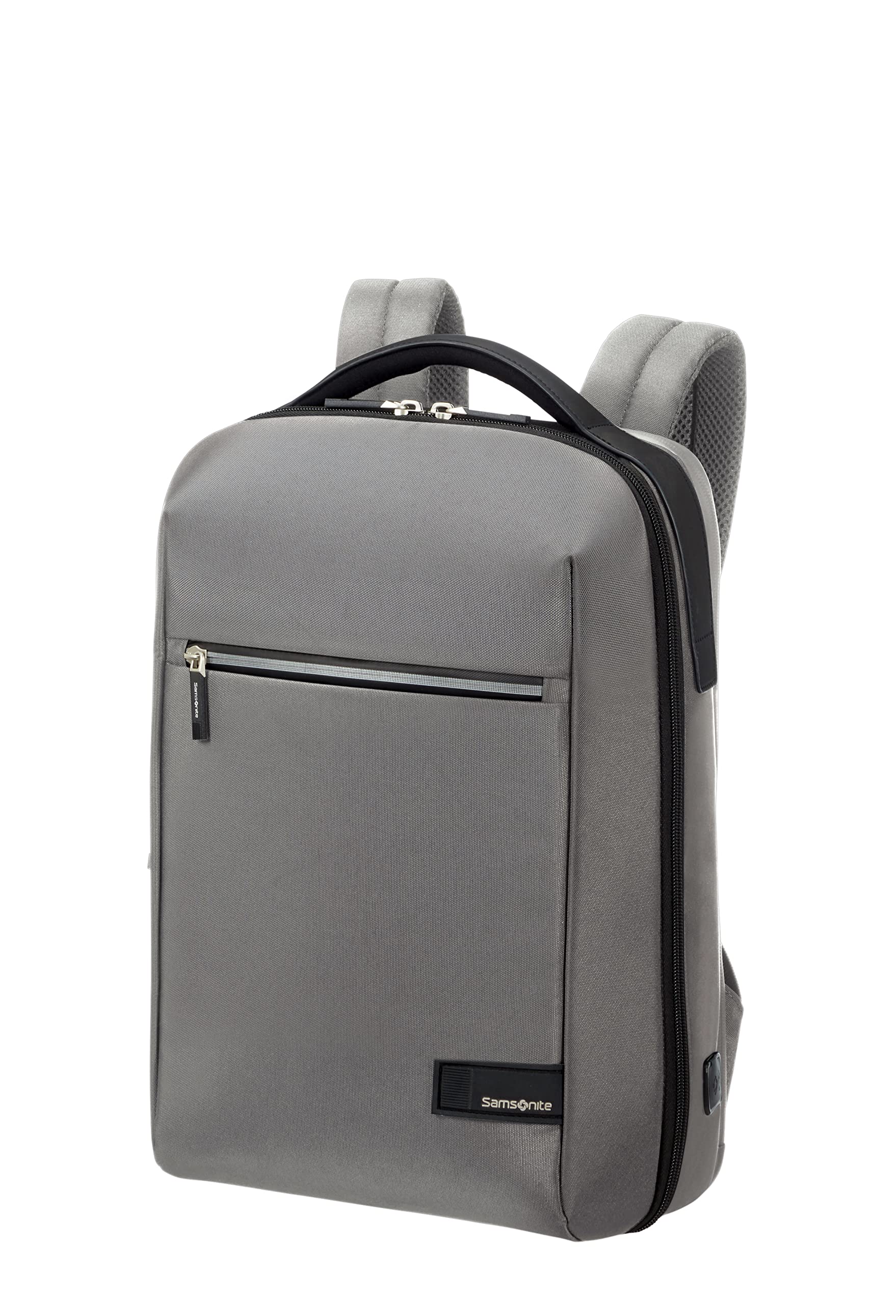 Samsonite Litepoint Backpack - Lightweight Laptop Backpack for Men & Women, Grey, Standard Size - Perfect for Travel, Work & School
