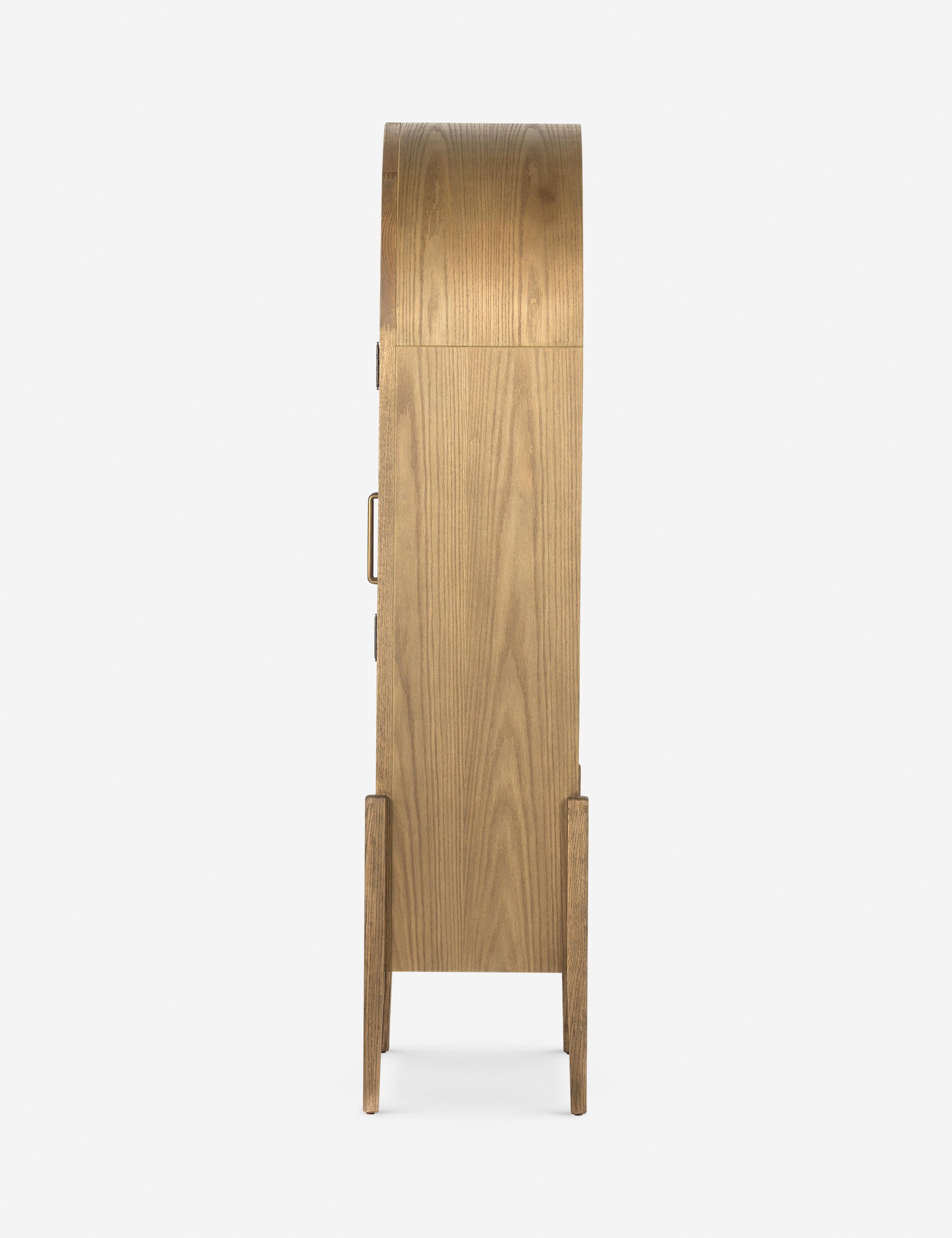 Apolline Curio Cabinet - Elegant Glass Display Case for Collectibles & Home Decor - Perfect for Living Room, Dining Room or Office Showcase