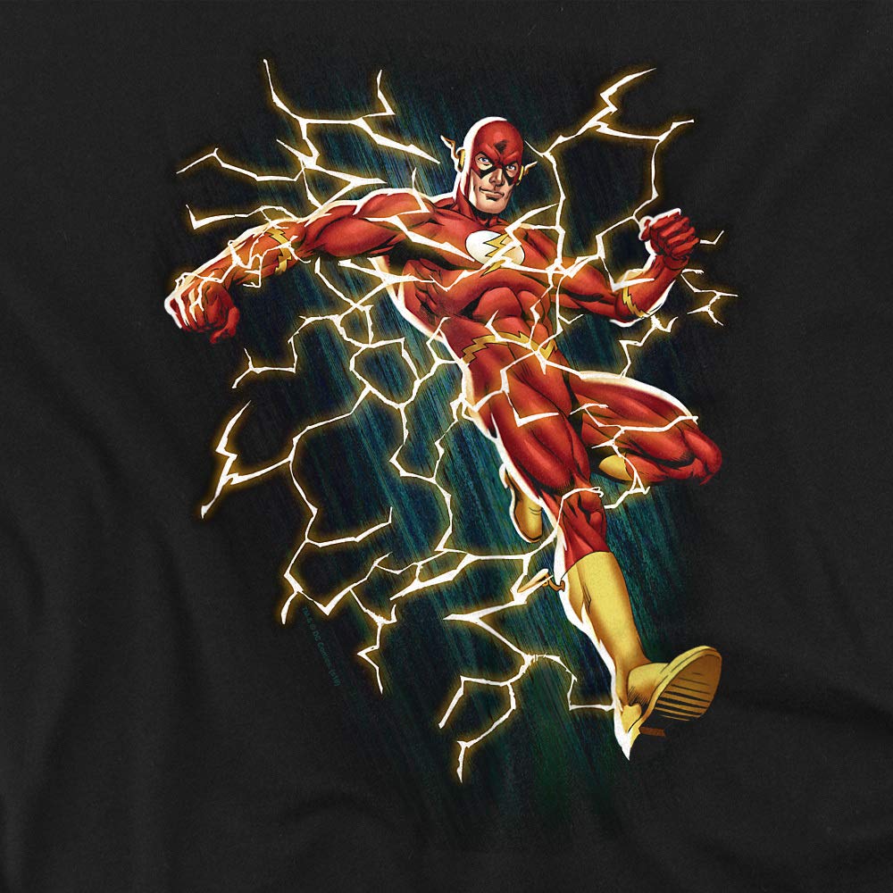 JLA Electric Death Women's Graphic T-Shirt | Superhero Comic Tee for Casual Wear & Cosplay | Perfect for DC Fans, Comic Con & Everyday Outfits