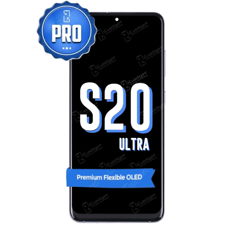 Samsung Galaxy S20 Ultra OLED LCD Screen Replacement - Original OEM IC Display for DIY Repair | Perfect for Cracked or Damaged Screens