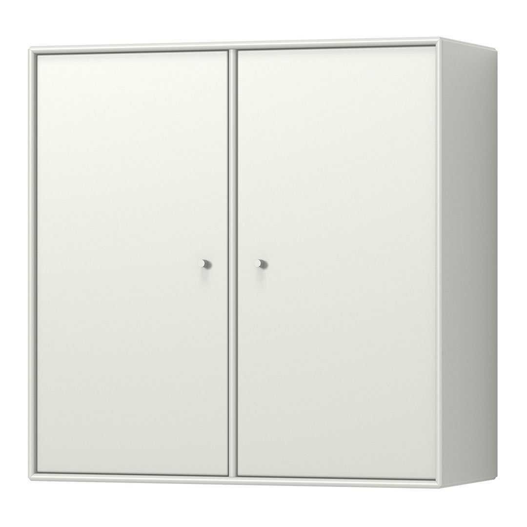 Wall Mounted Storage Cabinet - White Wooden Bathroom & Kitchen Organizer for Towels, Toiletries & Cleaning Supplies | Space Saving Home Decor