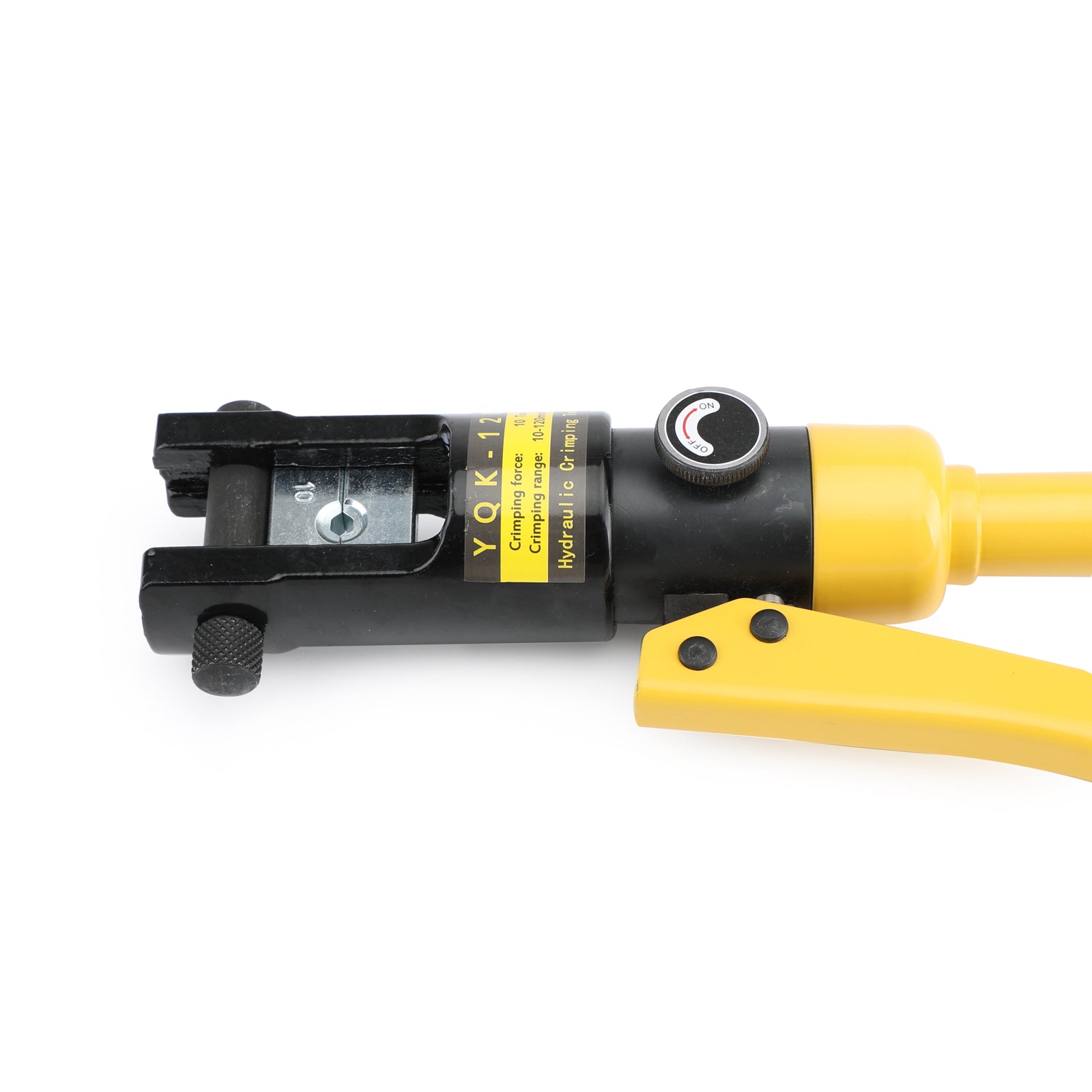 10 Ton Heavy Duty Hydraulic Wire Crimper with 8 Dies - Professional Battery Cable Lug Terminal Crimping Tool for Automotive, Marine & Solar Panel Installations
