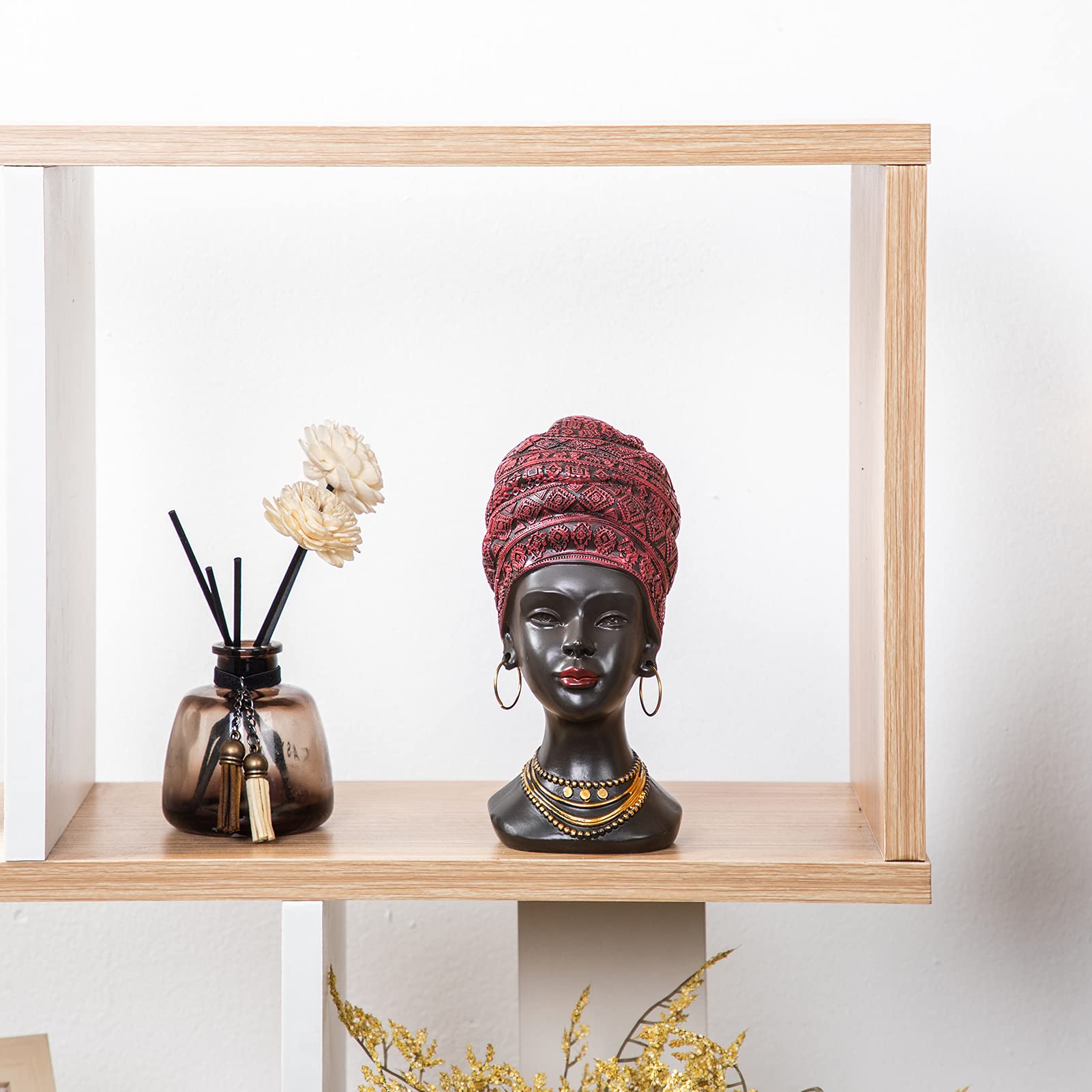 African Statues & Sculptures for Home Decor - Living Room Shelf Accents