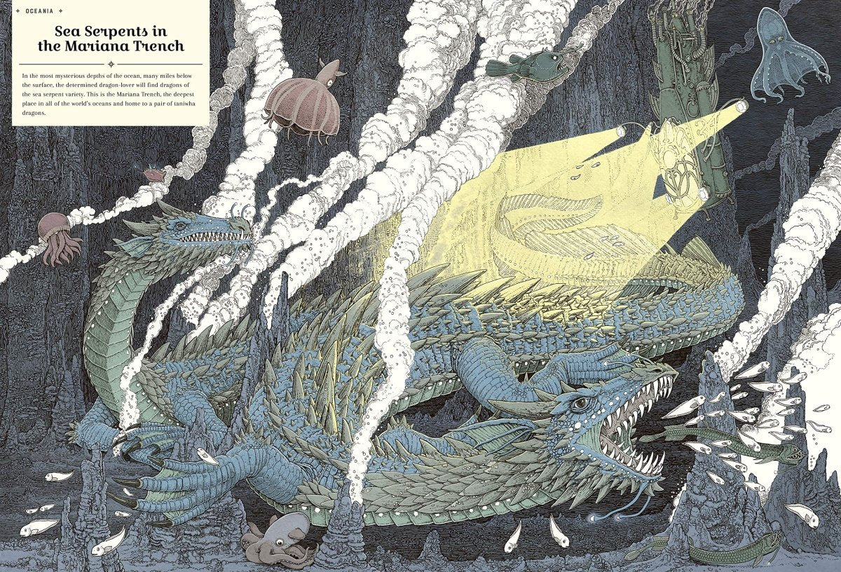 Curatoria Draconis: The Dragon Ark - Illustrated Fantasy Book by Tomislav Tomic | Dragon Art Book for Collectors & Fantasy Lovers | Perfect for Home Decor & Gift Giving