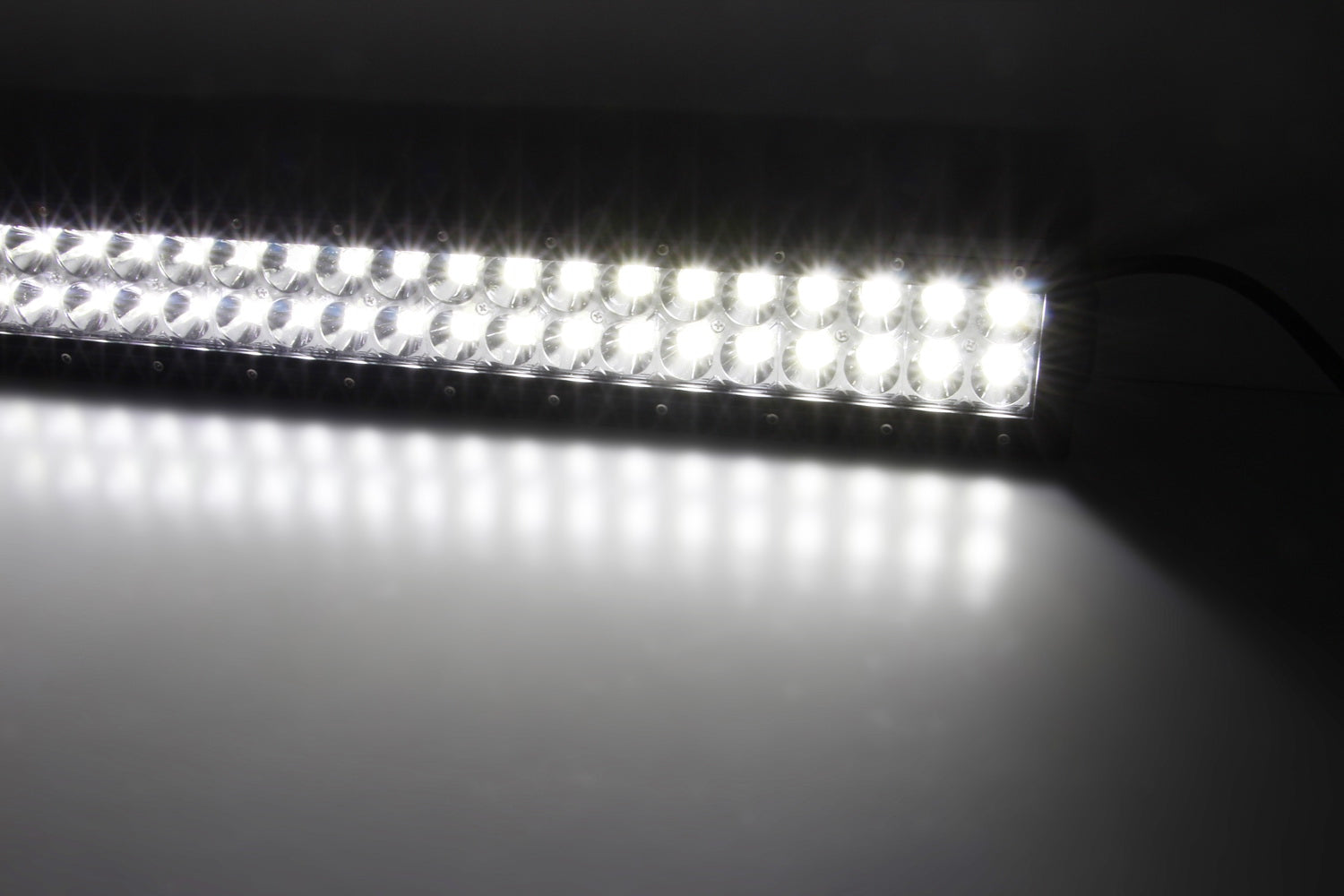144W 25 LED Light Bar with Lower Bumper Brackets & Wiring Harness for 2011-2016 Ford F250 F350 Super Duty - Off-Road, Fog Lights, Night Driving, Truck Accessories