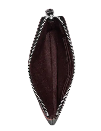 Coach Corner Zip Wristlet with Wild Strawberry Print - Stylish Crossbody Wallet for Women - Perfect for Everyday Use, Travel, and Parties