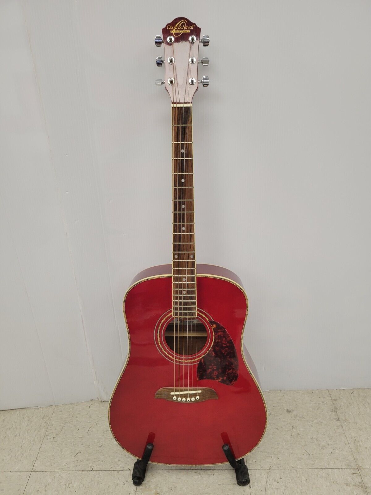 Oscar Schmidt by Washburn OG2TR Acoustic Guitar - 6-String Folk Guitar with Spruce Top & Mahogany Back - Perfect for Beginners, Campfires & Live Performances