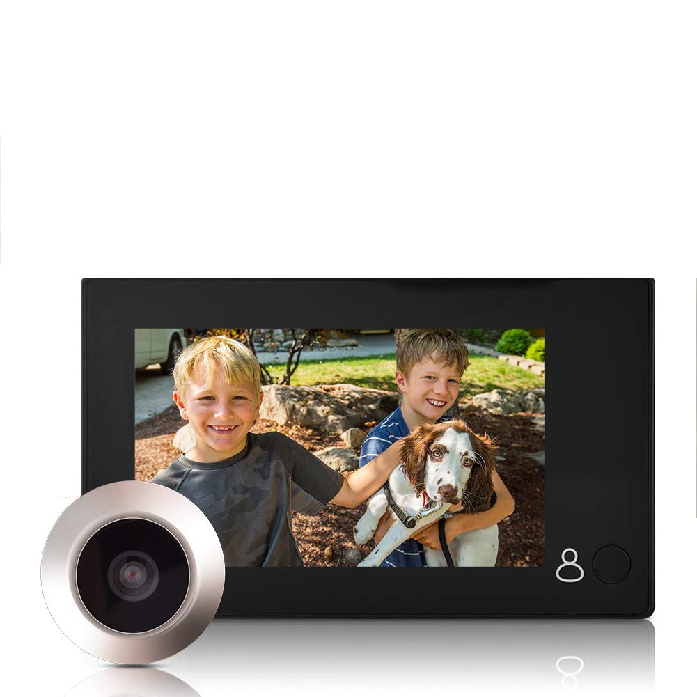 EBTOOLS HD Video Doorbell Peephole Camera - 4.3