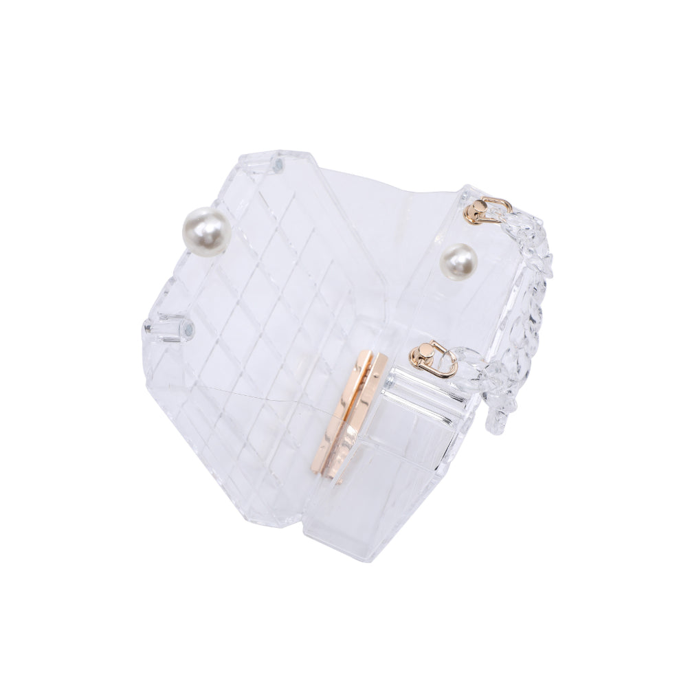 Luxury Pearl Minaudiere Clutch - Elegant Evening Bag for Women - Perfect for Weddings, Parties & Special Occasions