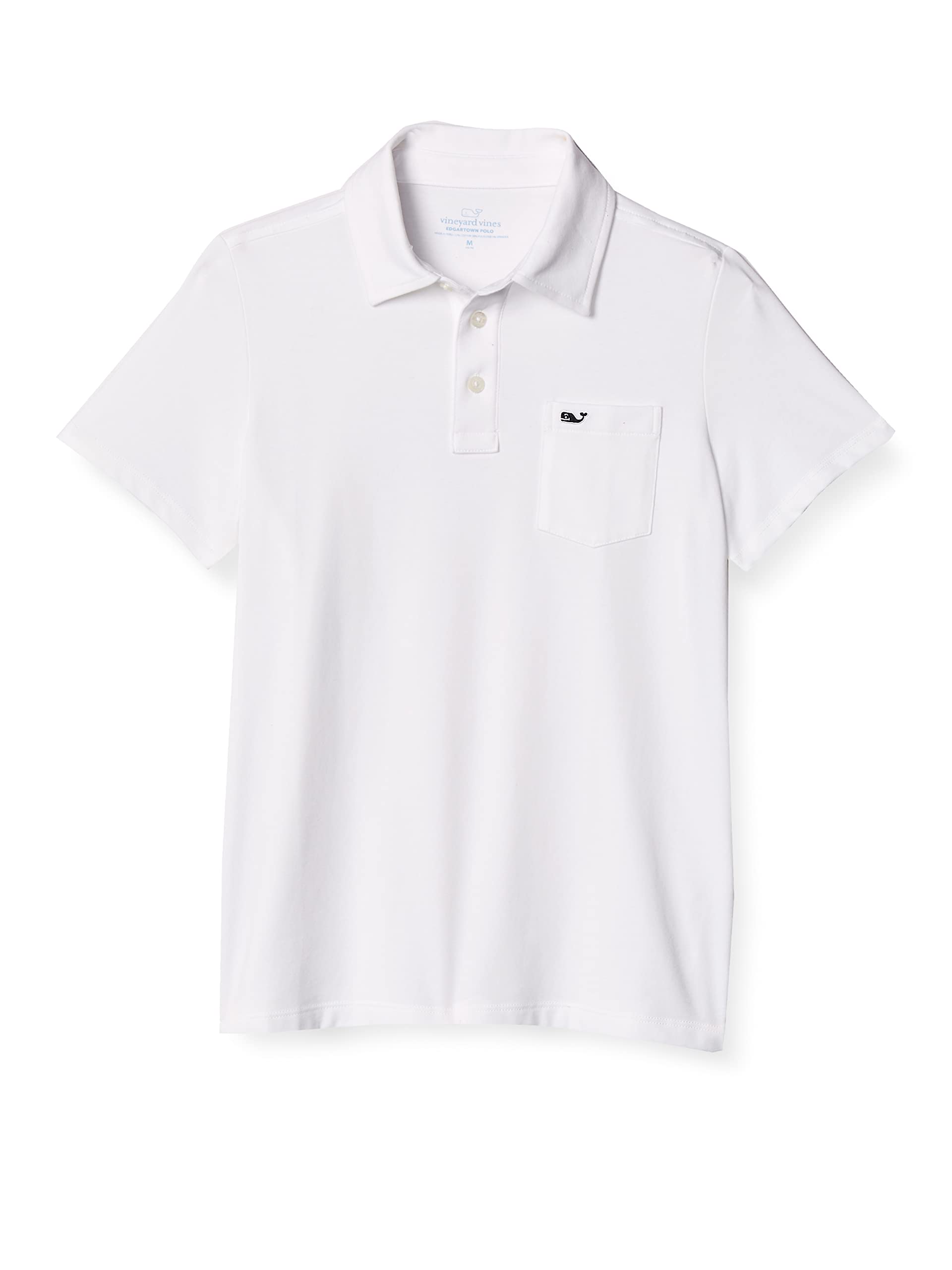 Vineyard Vines Edgartown Short Sleeve Polo Shirt for Boys - Classic Cotton Kids' Casual Top for School, Summer & Family Outings