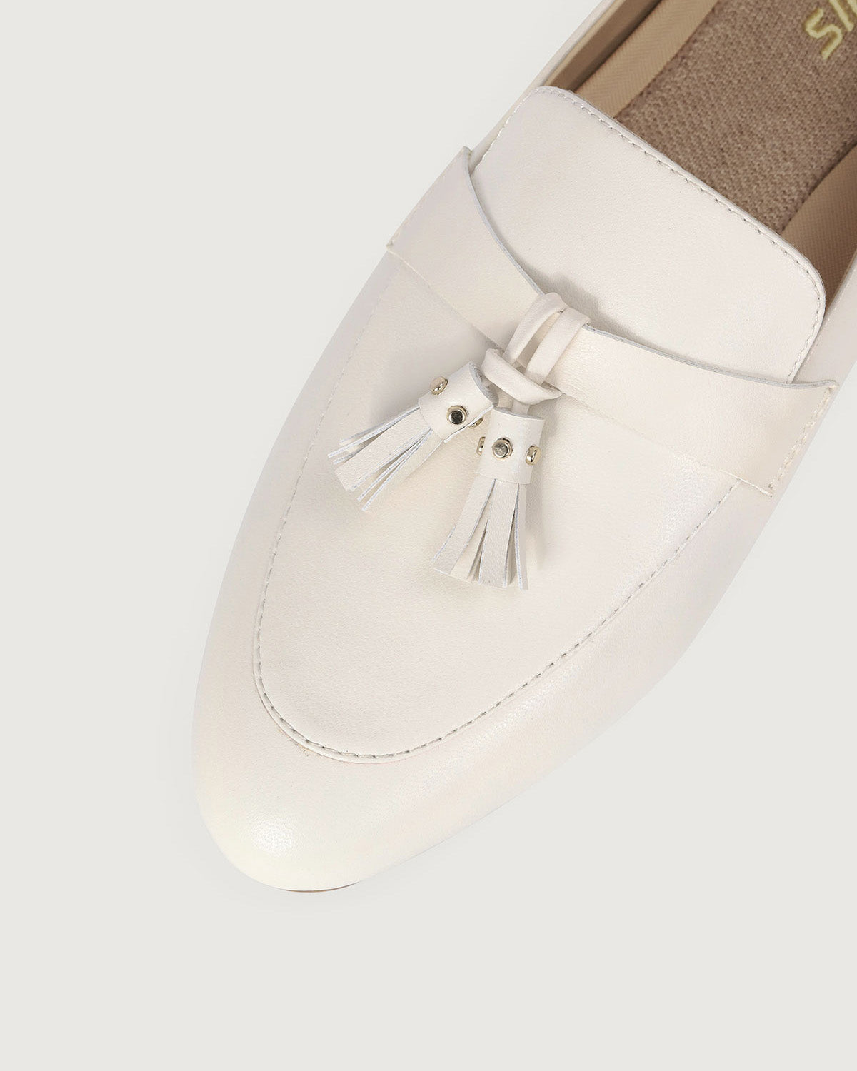 Enfiis Off White Loafer Flats for Women - Comfortable Slip-On Casual Shoes - Perfect for Office, Travel & Everyday Wear