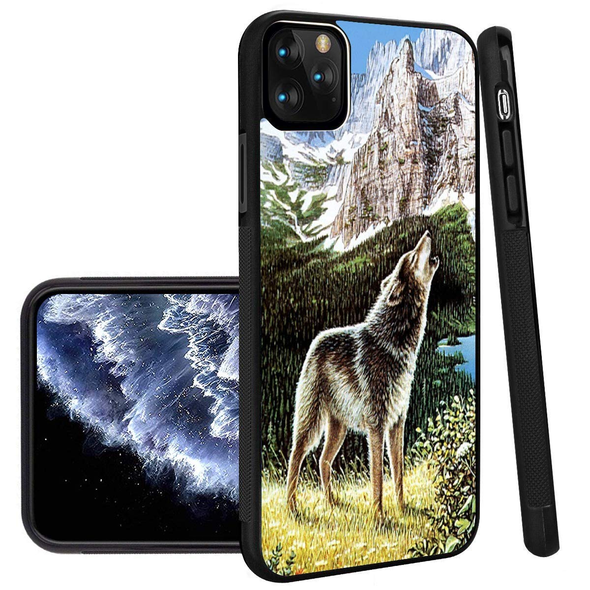 Timber Wolf iPhone 11 Pro Max Case - Shockproof & Non-Slip TPU Protective Cover | Durable Soft Design for iPhone 11 Pro Max | Perfect for Outdoor Adventures & Daily Protection
