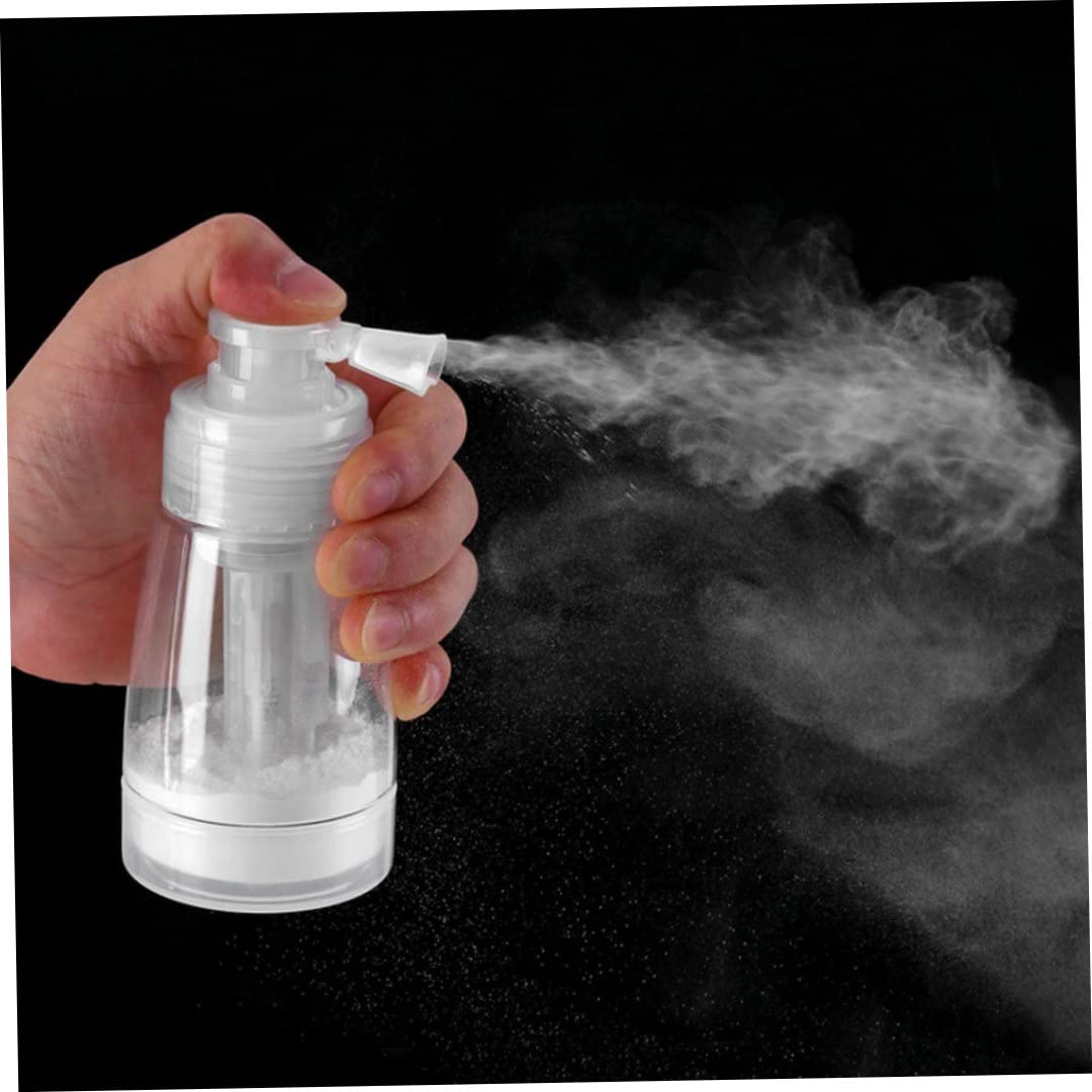 Refillable Transparent Powder Spray Bottle with Locking Nozzle - Travel Cosmetic Dispenser for Makeup, Loose Powder & Mineral Foundation | Portable & Dismountable Design for Home, Gym & On-the-Go Use
