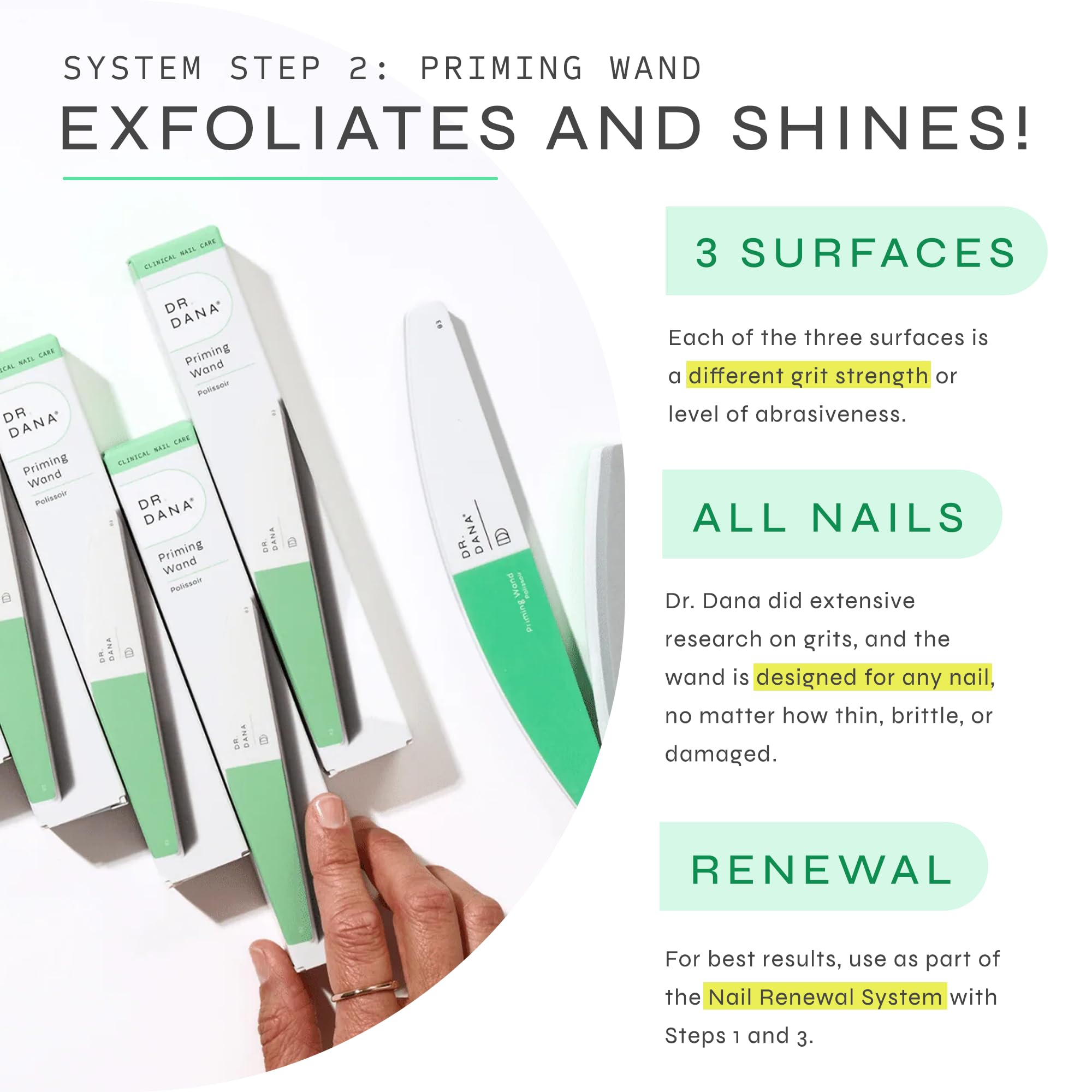 Professional Nail Buffer Block for Natural Nails - 3 Grit Manicure & Pedicure Kit for Smoothing, Polishing & Shining - At-Home Nail Care Tools for Healthy Beautiful Nails - Perfect for DIY Manicures, Salon-Quality Results & Gift Ideas