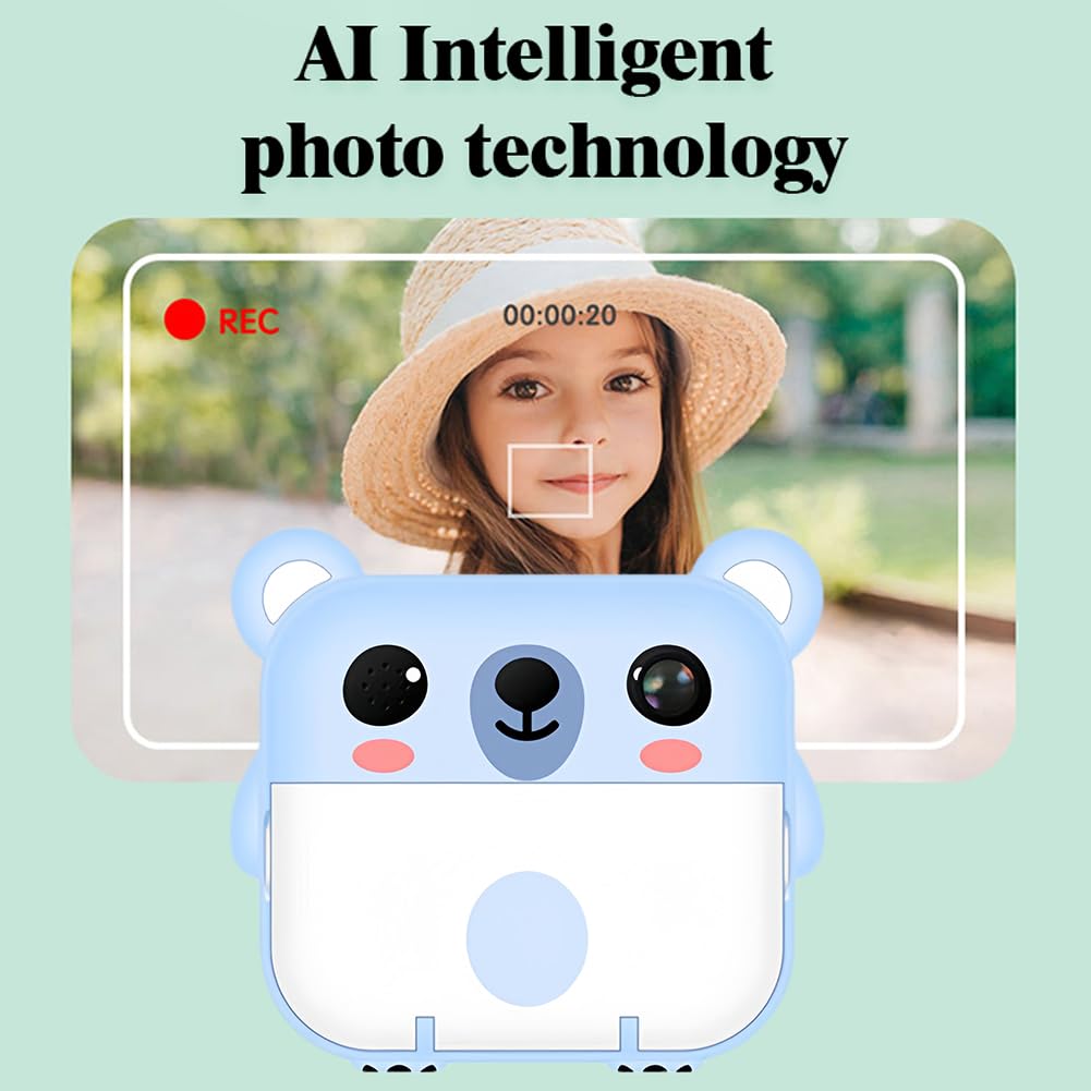 AVZYARDY Kids Instant Print Camera - 2.4