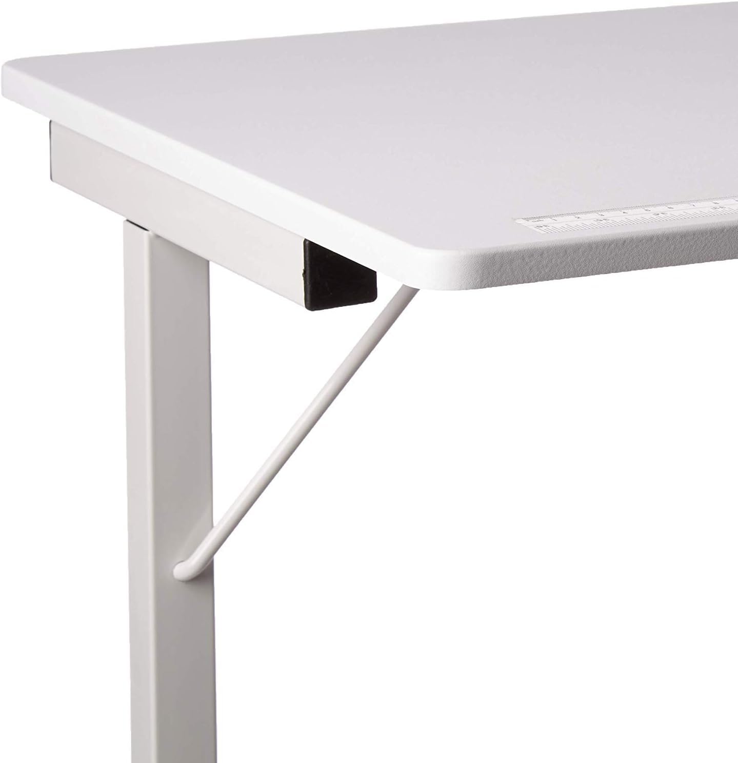 LUXOR SR-JTBAS SewStation 101 Portable Folding Sewing Table with Steel Legs - Compact White Sewing Desk for Quilting, Crafting & Home DIY Projects - Perfect for Small Spaces & Travel