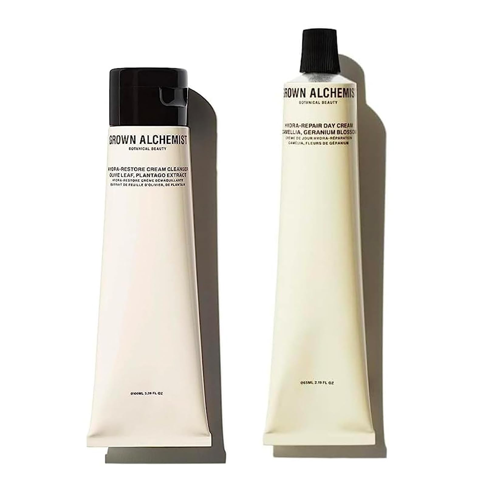 Grown Alchemist Hydra-Restore Cream & Hydra-Repair Day Cream Set - Intense Moisturizing Skincare Bundle for Dry & Sensitive Skin | Perfect for Daily Hydration & Nighttime Repair