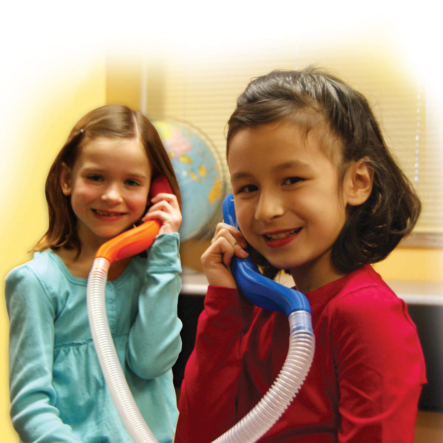 Harebrain HB-WPD4 Whisper Phone Duet - Pack of 4 Classroom Reading Tools for Kids | Improve Reading Fluency & Focus | Perfect for Teachers, Students & Homeschooling