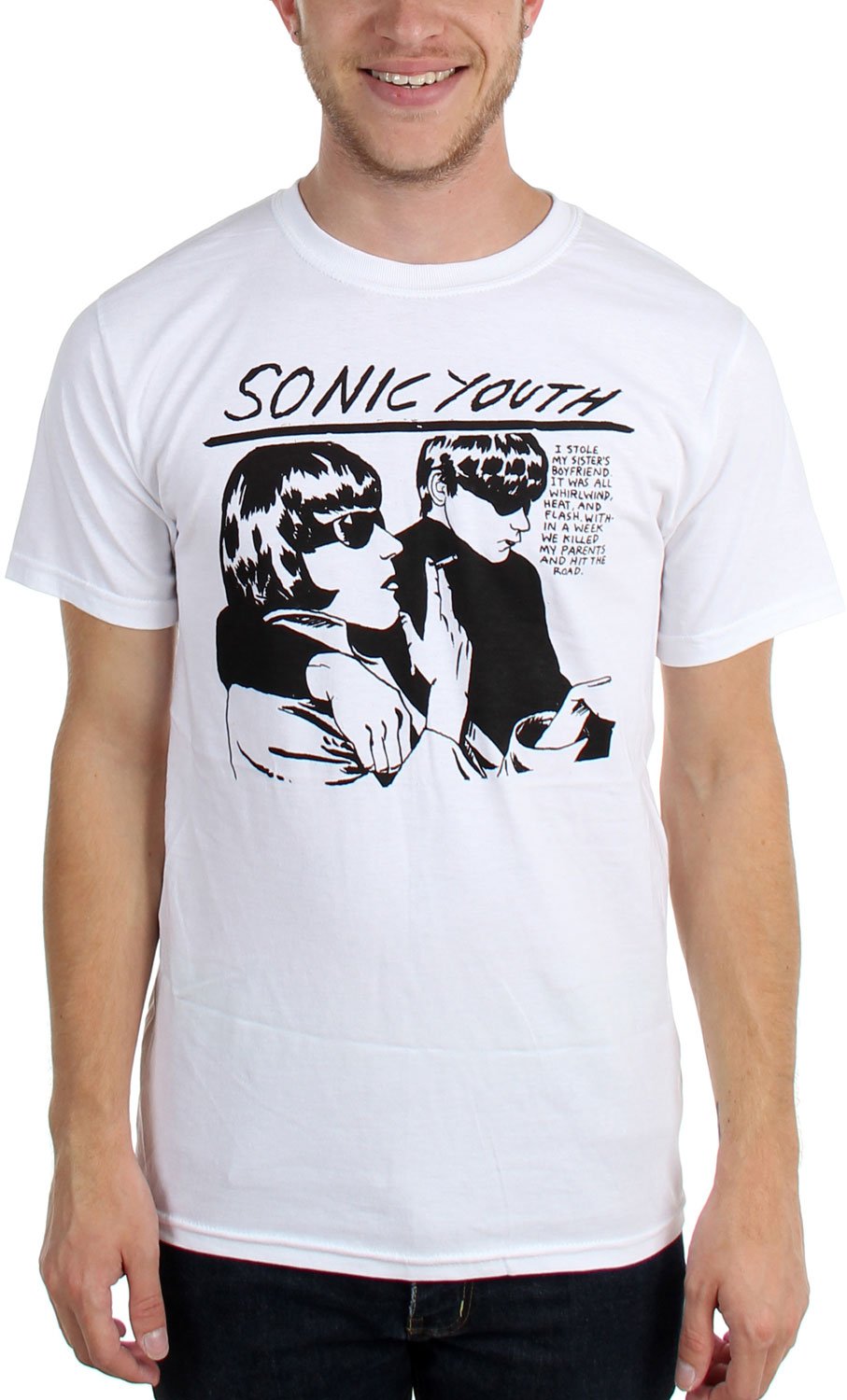 Premium Men's White Goo Graphic T-Shirt - XXL Size - Soft Cotton Crewneck Tee - Casual Streetwear for Everyday Wear & Gym Outfits