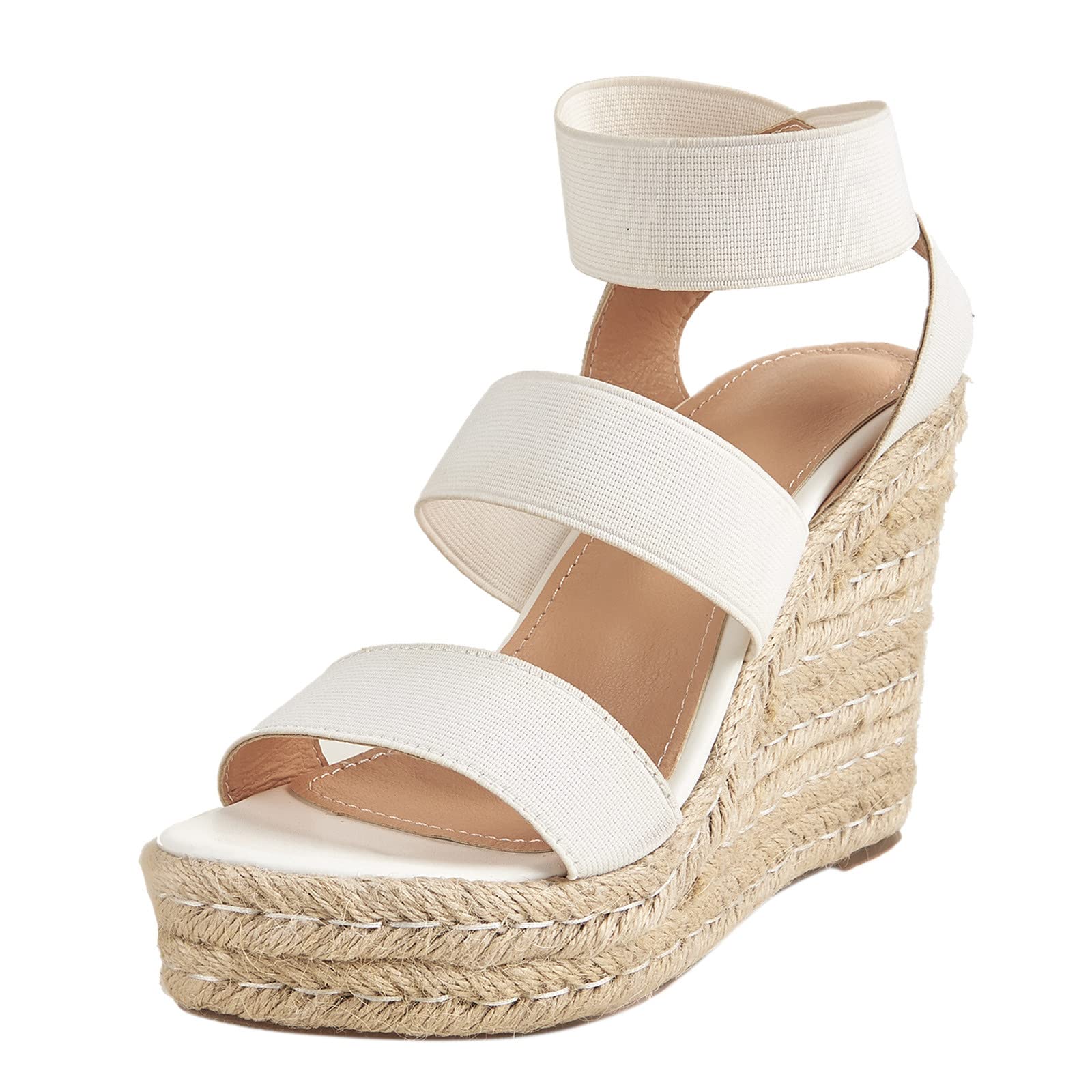 Stylish Women's Roman Espadrille Wedge Sandals - Size 5 | Comfortable Casual Summer Shoes for Beach, Vacation & Everyday Wear