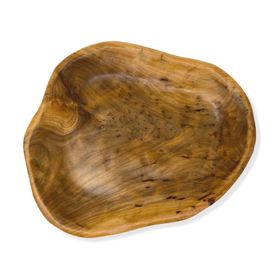Natural Root Wood Serving Platter Tray - 10.75
