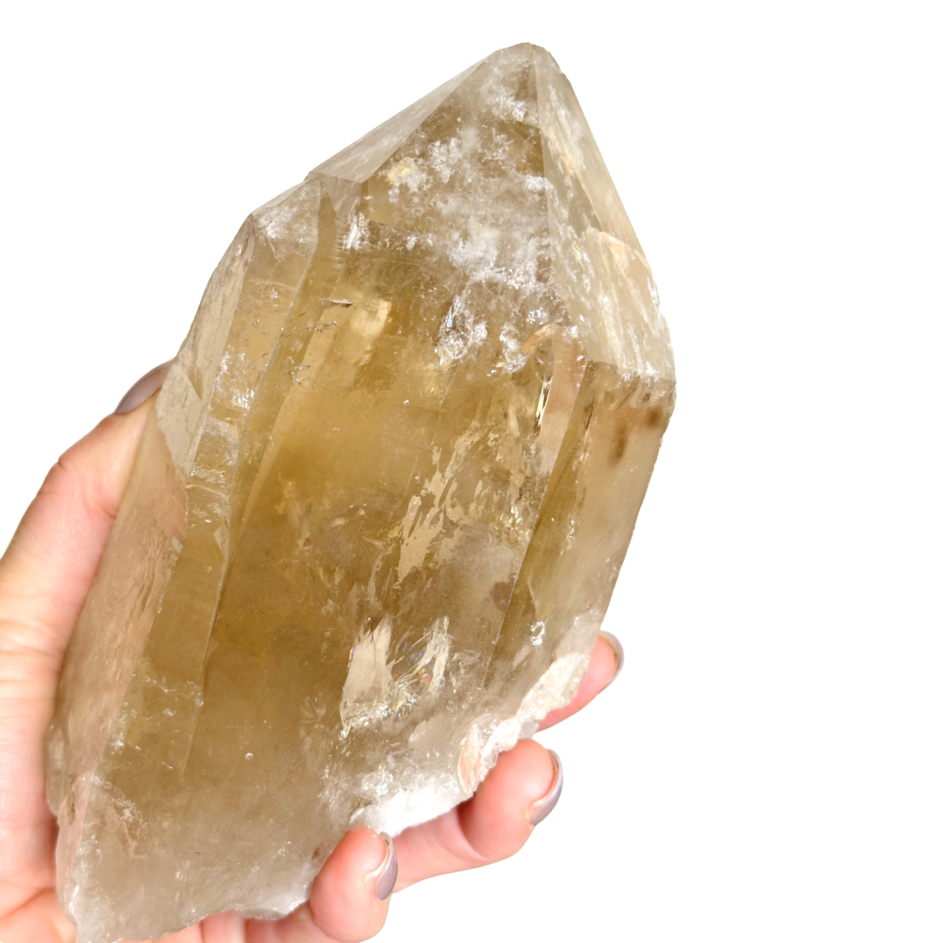 Natural Brazilian Citrine Crystal CTP 01 - Healing Stone for Meditation, Energy Cleansing & Home Decor