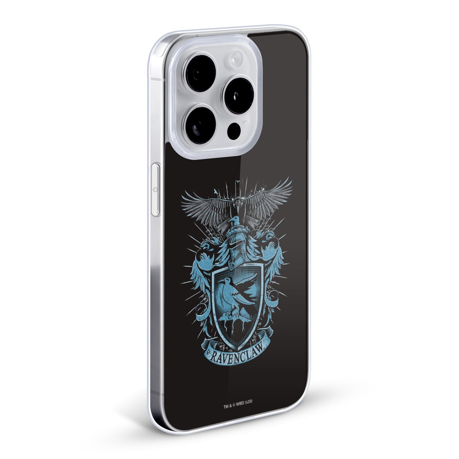Official Harry Potter Ravenclaw Deathly Hallows XIV Soft Gel Case for iPhone 7 Plus/8 Plus - Premium Licensed Phone Cover for Wizards & Fans - Perfect for School, Cosplay, and Potterhead Collections