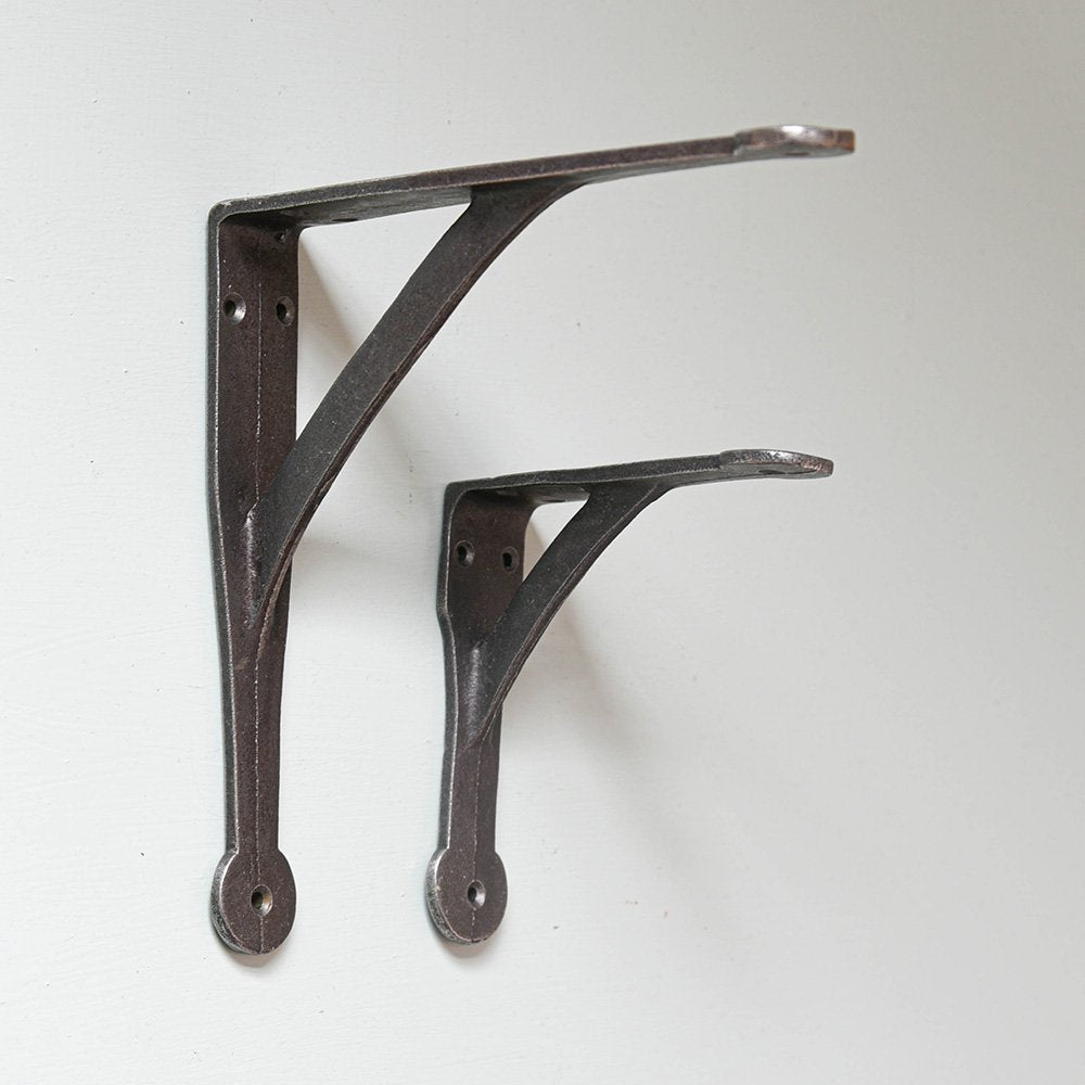 Penny Gallows Shelf Bracket - Heavy Duty Cast Iron Brackets for Floating Shelves | Perfect for Home Decor, Bookshelf Support & DIY Projects