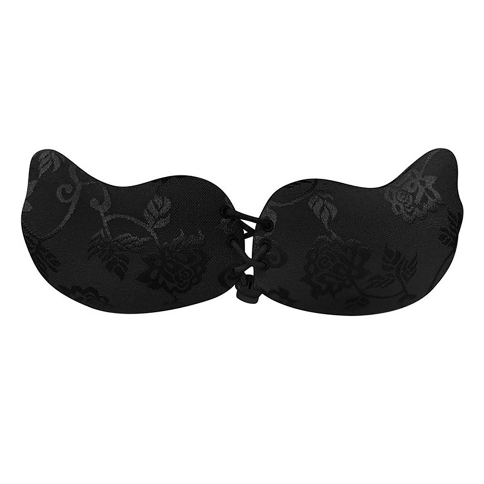 Strapless Sticky Silicone Bras for Women - Invisible Adhesive Push Up Bra with Front Closure & Lace Design | Perfect for Backless Dresses, Wedding Gowns & Special Occasions