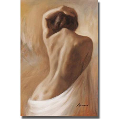 DTR Art Julianne Marcoux 'Figurative One' Canvas Wall Art Print - Modern Abstract Painting for Living Room, Bedroom & Office Decor