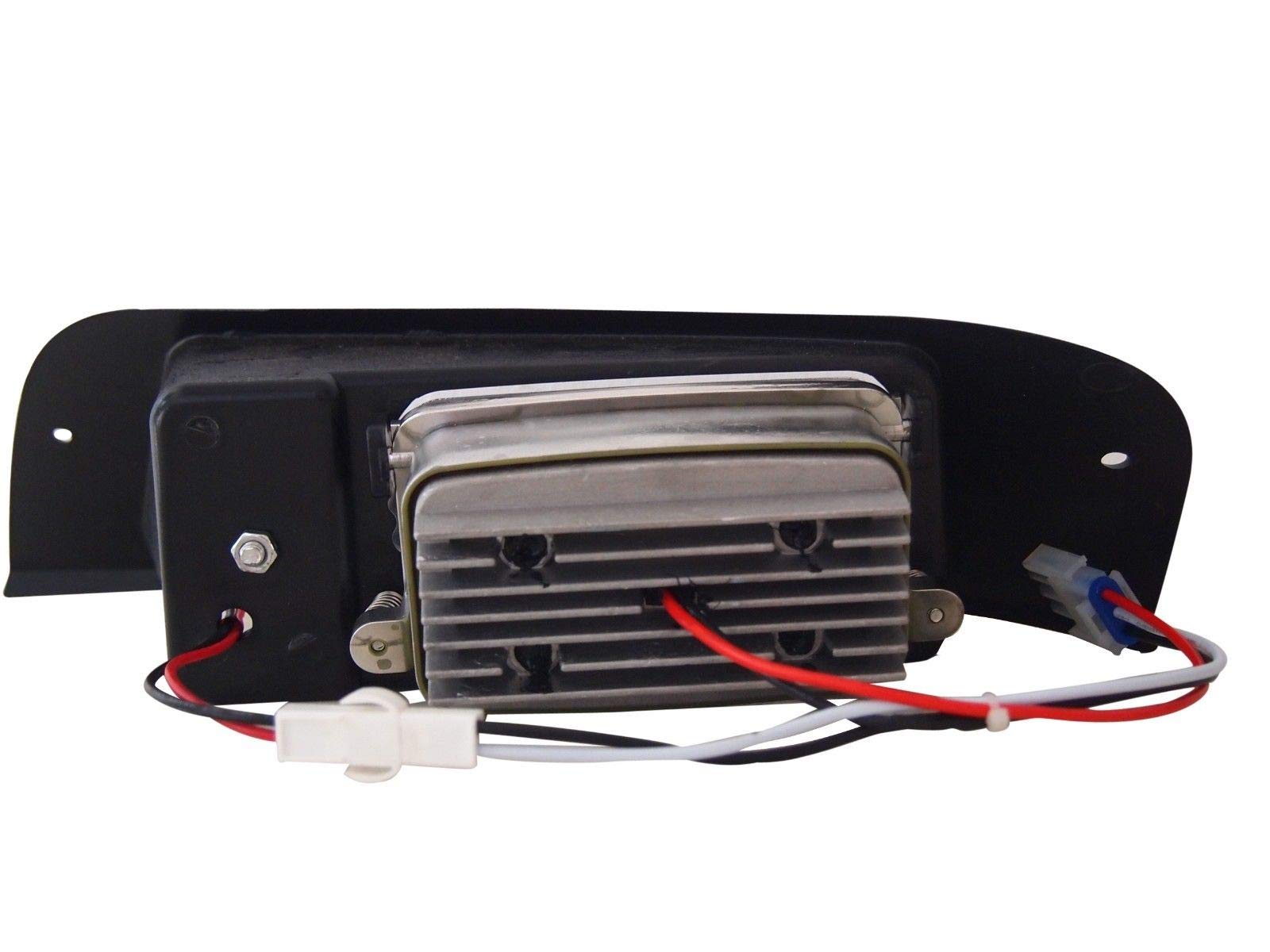 Huskey EZGO LED Light Kit - Street Legal Deluxe Ultimate 12V Light Kit for TXT Golf Cart 1996-2013 - Turn Signal Switch, Brake Lights, Horn, Hazard Lights - Perfect for Night Driving & Safety Upgrades