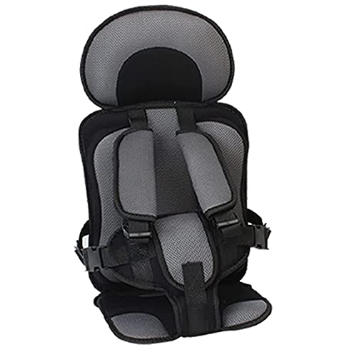 2024 Upgraded Auto Child Safety Seat - Portable & Lightweight Car Seat Belt for Baby & Kids - Universal Fit for Golf Cart, Travel, and Everyday Use - Travel Seat Cushions with Safety Strap (Black, Small) - Perfect for Road Trips, School Runs & Family Outings