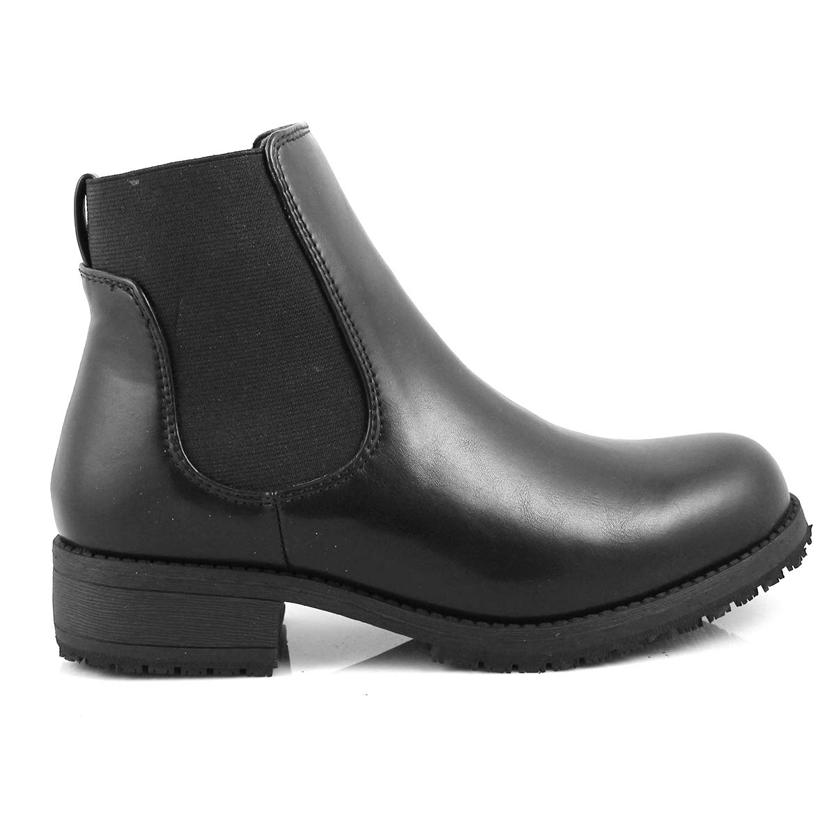 Laforst Women's Slip Resistant Chelsea Ankle Boots - Comfortable Work Shoes for Nurses, Waitresses & Restaurant Staff - Perfect for Hospital, Kitchen & Service Industry