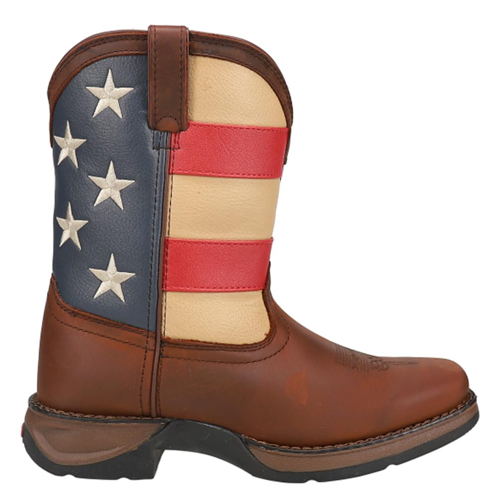 Durango Unisex-Child Dbt0160 Western Boots for Kids - Comfortable Cowboy Boots for Boys & Girls - Perfect for Rodeo, Horse Riding & Western Style Outfits