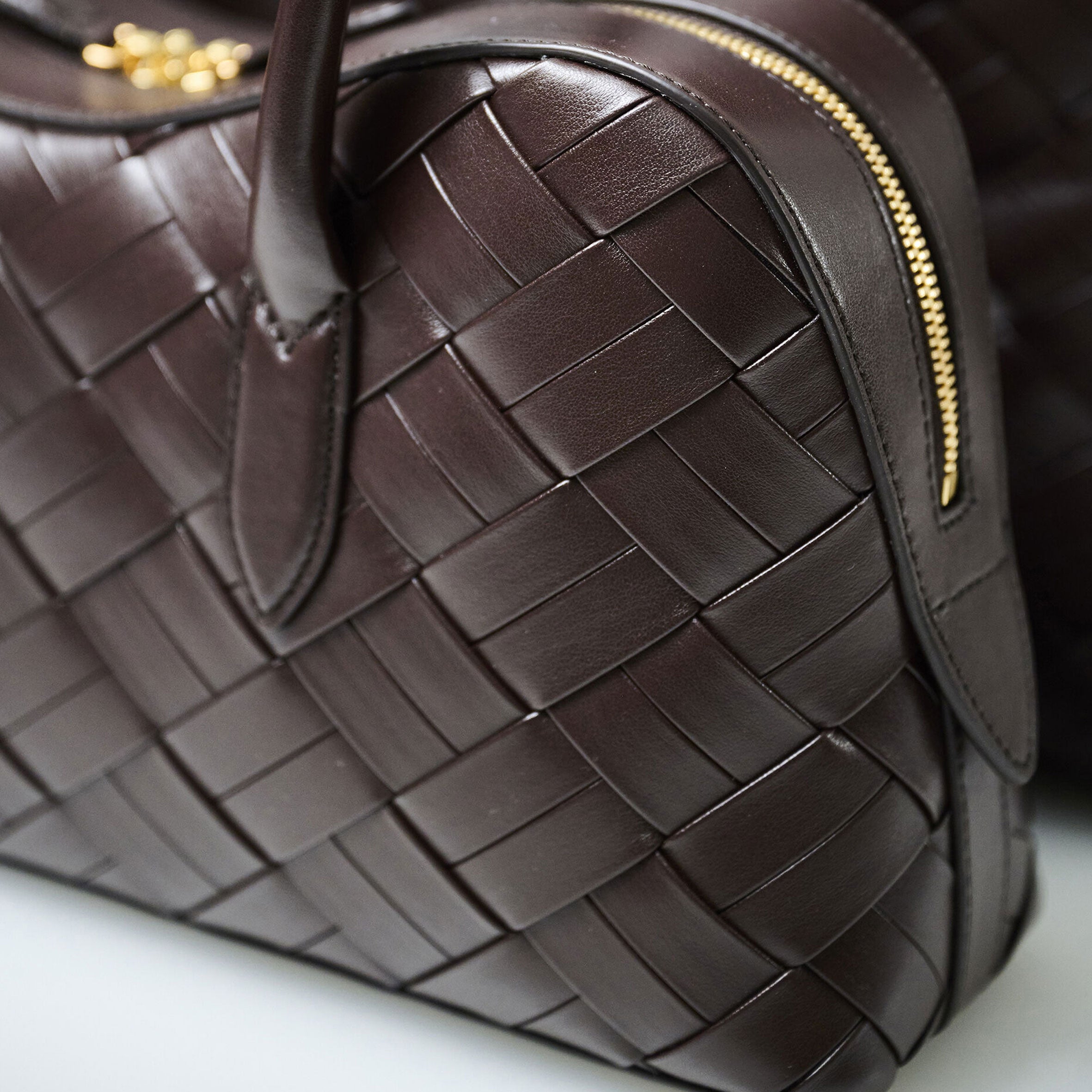 Ryder Woven Shoulder Bag for Women - Premium Chocolate Brown Crossbody Purse | Stylish Everyday Handbag for Work, Travel & Shopping