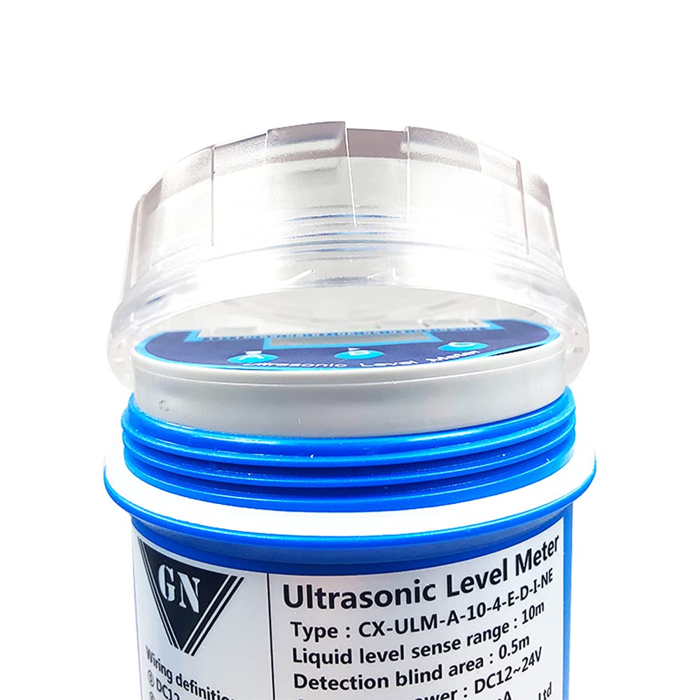 Ultrasonic Water Tank Level Meter - 12M Range, 4-20mA+220V, Oil Well & Liquid Level Sensor for Industrial & Home Use - Perfect for Water Tanks, Reservoirs, and Oil Wells Monitoring