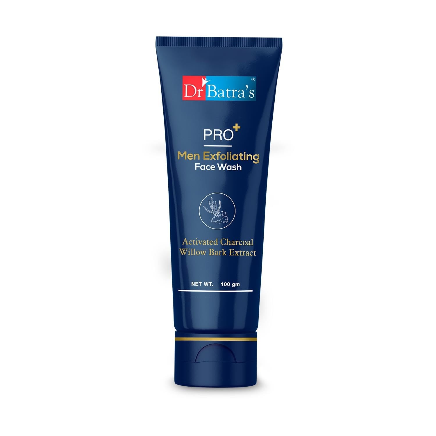 Dr Batra's PRO+Men Exfoliating Face Wash 100gm - Deep Cleansing & Exfoliating Facial Cleanser for Men with Natural Ingredients - Perfect for Daily Skincare Routine & Post-Shave Care