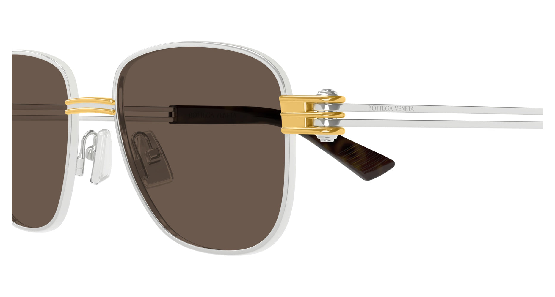 Bottega Veneta BV1380S Sunglasses - Luxury Polarized Aviator Sunglasses for Men & Women | UV Protection, Fashionable & Comfortable | Perfect for Driving, Travel & Outdoor Activities