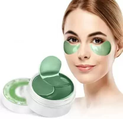 Black Eye Mask for Dark Circles & Puffiness - Soothing Gel Eye Mask for Eye Care & Relaxation - Perfect for Night Use, Travel & Stress Relief