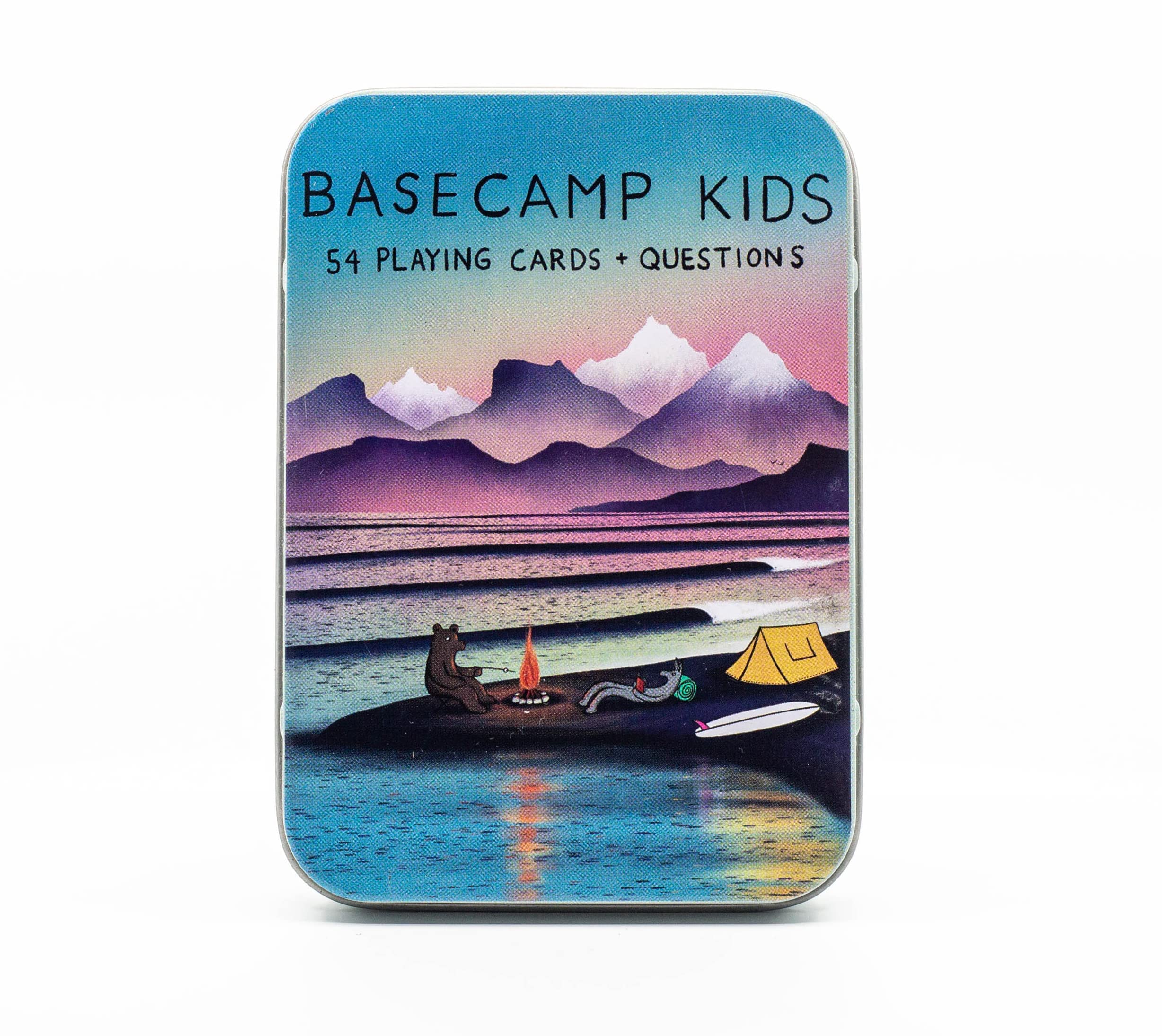 Basecamp Cards: Kids Edition - 52+2 Family Friendly Conversation Starter Questions - Fun Family Activity Game for Kids & Parents - Perfect for Road Trips, Dinner Time & Bonding Moments