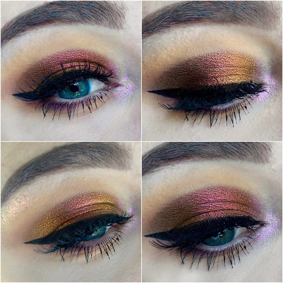 Kiln | Multichrome Jewelled Eyeshadow Palette - Long Lasting, Highly Pigmented - Perfect for Party, Night Out & Special Occasion Makeup