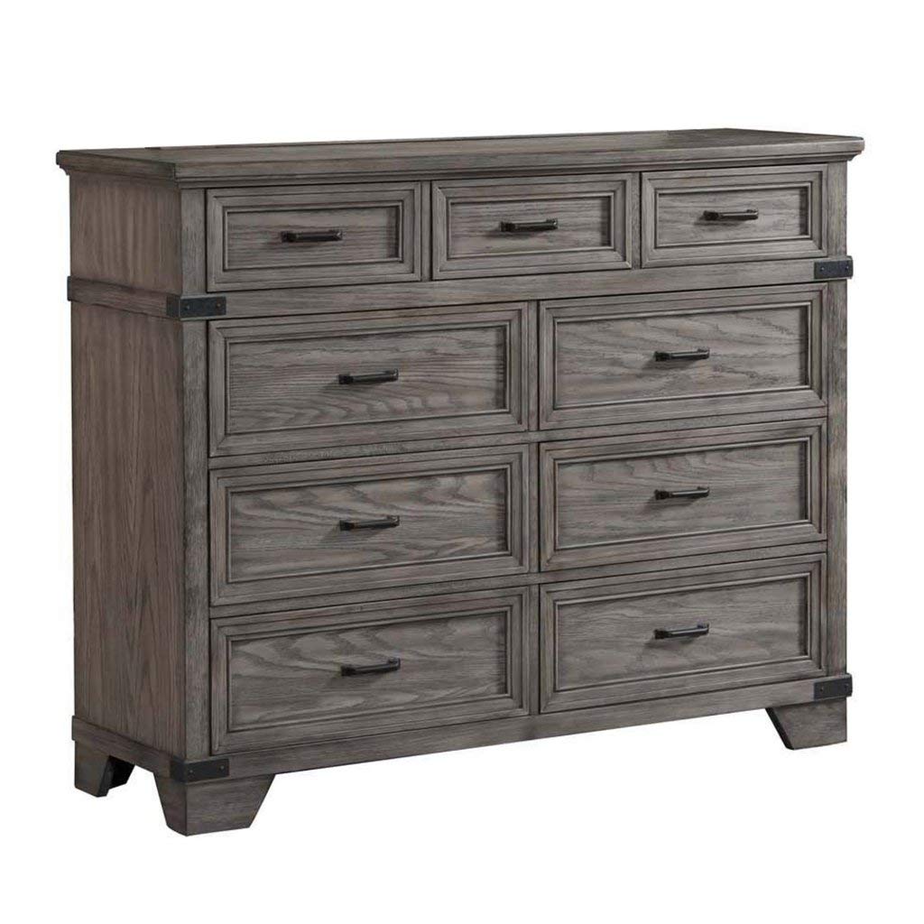 Intercon Forge Queen Size 4-Piece Bedroom Set with Headboard, Dresser & Nightstand - Modern Bedroom Furniture for Master Suite, Guest Room & Apartment