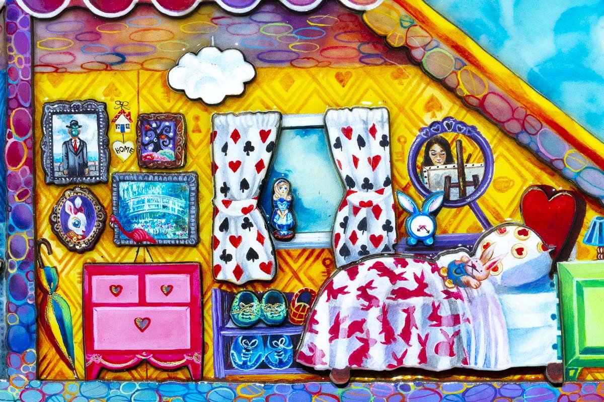 Alice in William Rabbit's House - Rare Artist Proof Edition - Collectible Vintage Book - Perfect for Disney Fans & Classic Literature Collectors