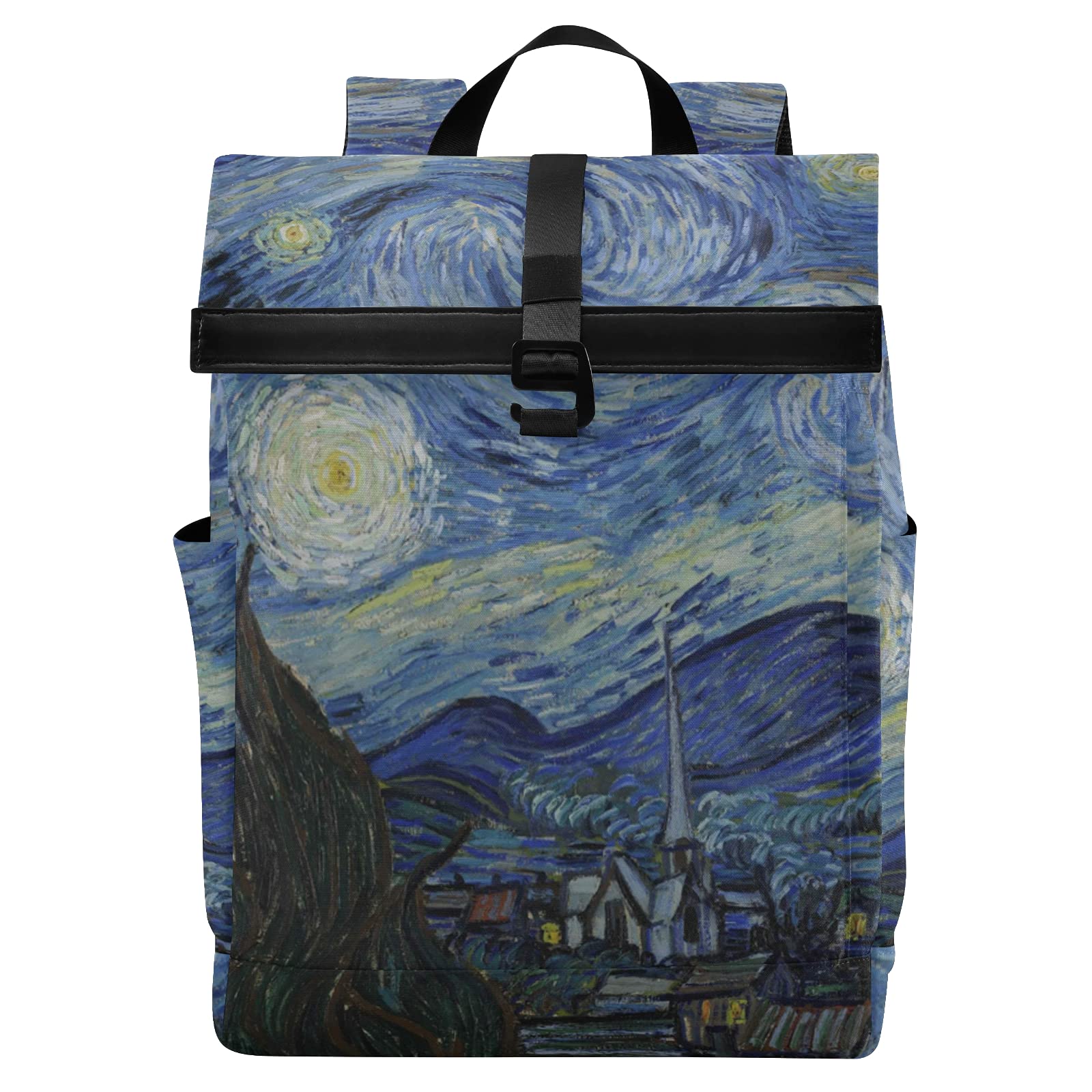 OREZI Large Roll Top Backpack for School, Travel & Work - Waterproof Laptop Backpack for Men, Women & Teens - Perfect for College, Commuting & Outdoor Adventures