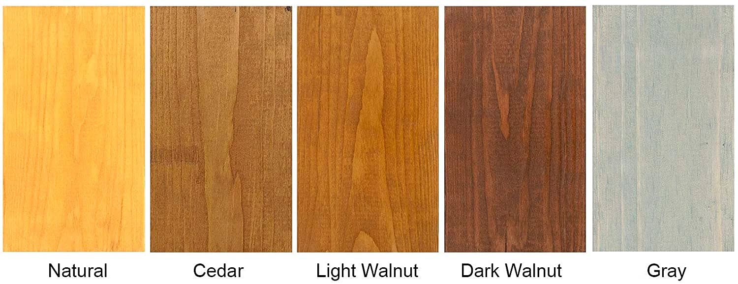 Premium Semi-Transparent Outdoor Wood Stain & Sealer in One - Water-Based Deck Stain for Decks, Fences, Siding - 2.5 Gallon (Gray) - Ideal for Outdoor Wood Protection & Weatherproofing