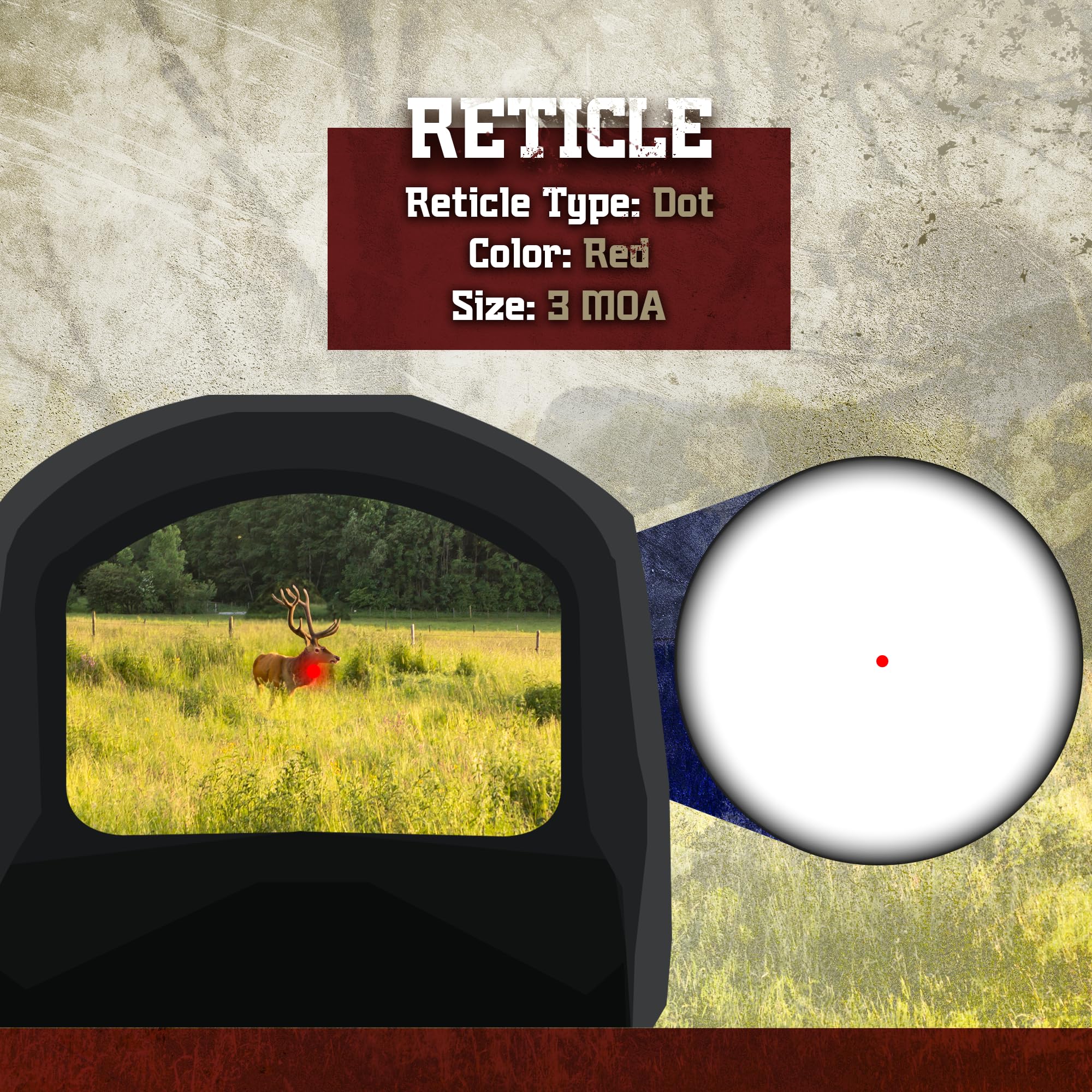 Sightmark Mini Shot M-Spec Reflex Sight - Red Dot Sight for Pistols & Rifles | Quick Target Acquisition | Hunting, Tactical & Home Defense Use