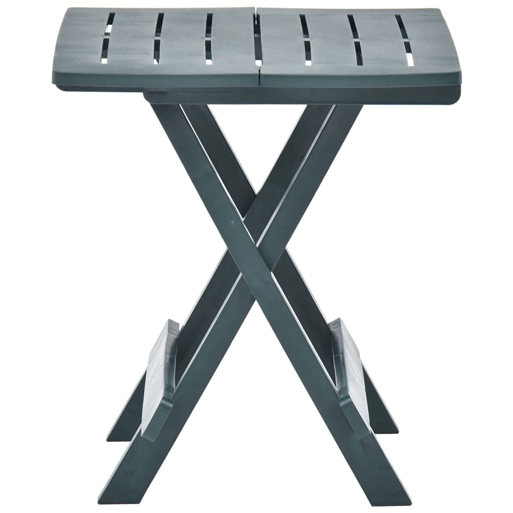 Qiilu Foldable Plastic Garden Table - Outdoor Patio Furniture for Backyard, Courtyard & Family Gatherings | Perfect for BBQs, Picnics & Relaxing in Your Outdoor Space