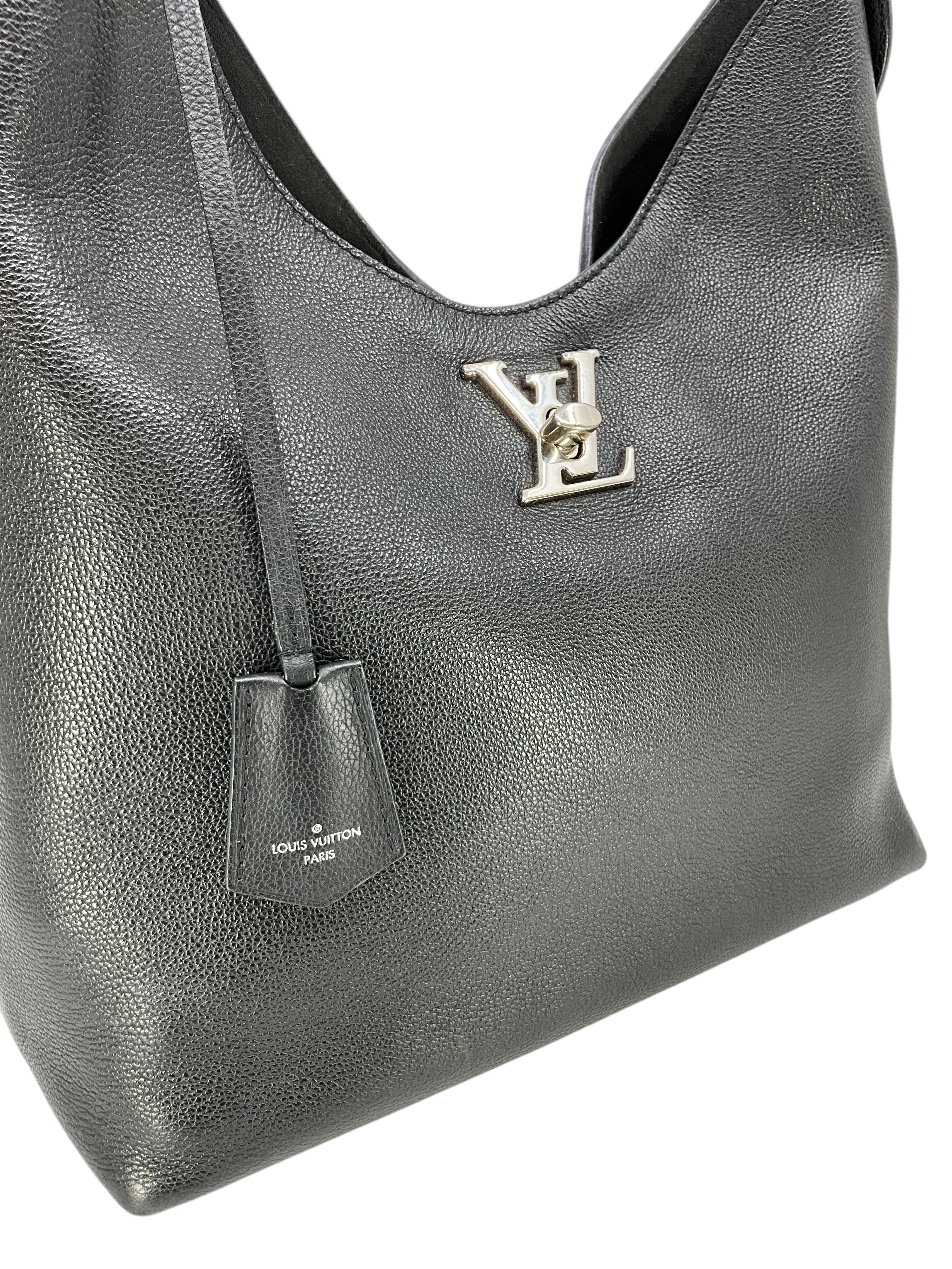 Louis Vuitton Lockme Hobo Bag - Genuine Calfskin Leather Shoulder Purse for Women | Perfect for Work, Travel & Everyday Use