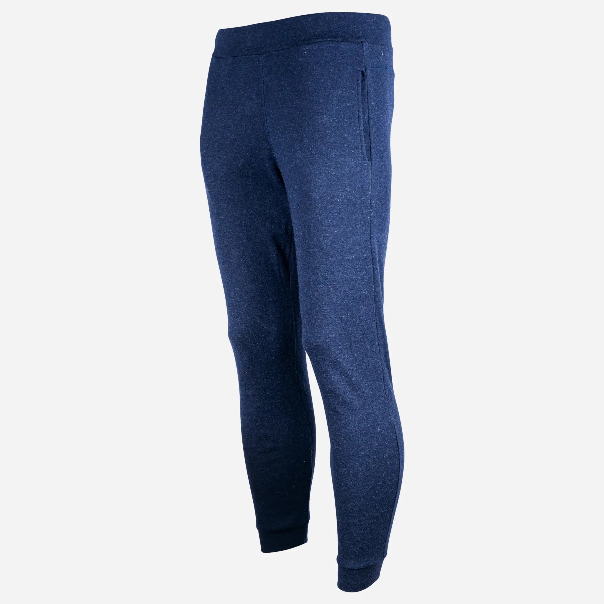 Men's Alpaca Wool Joggers - 300 GSM Lightweight Thermal Running Pants for Winter Outdoor Activities & Lounge Wear